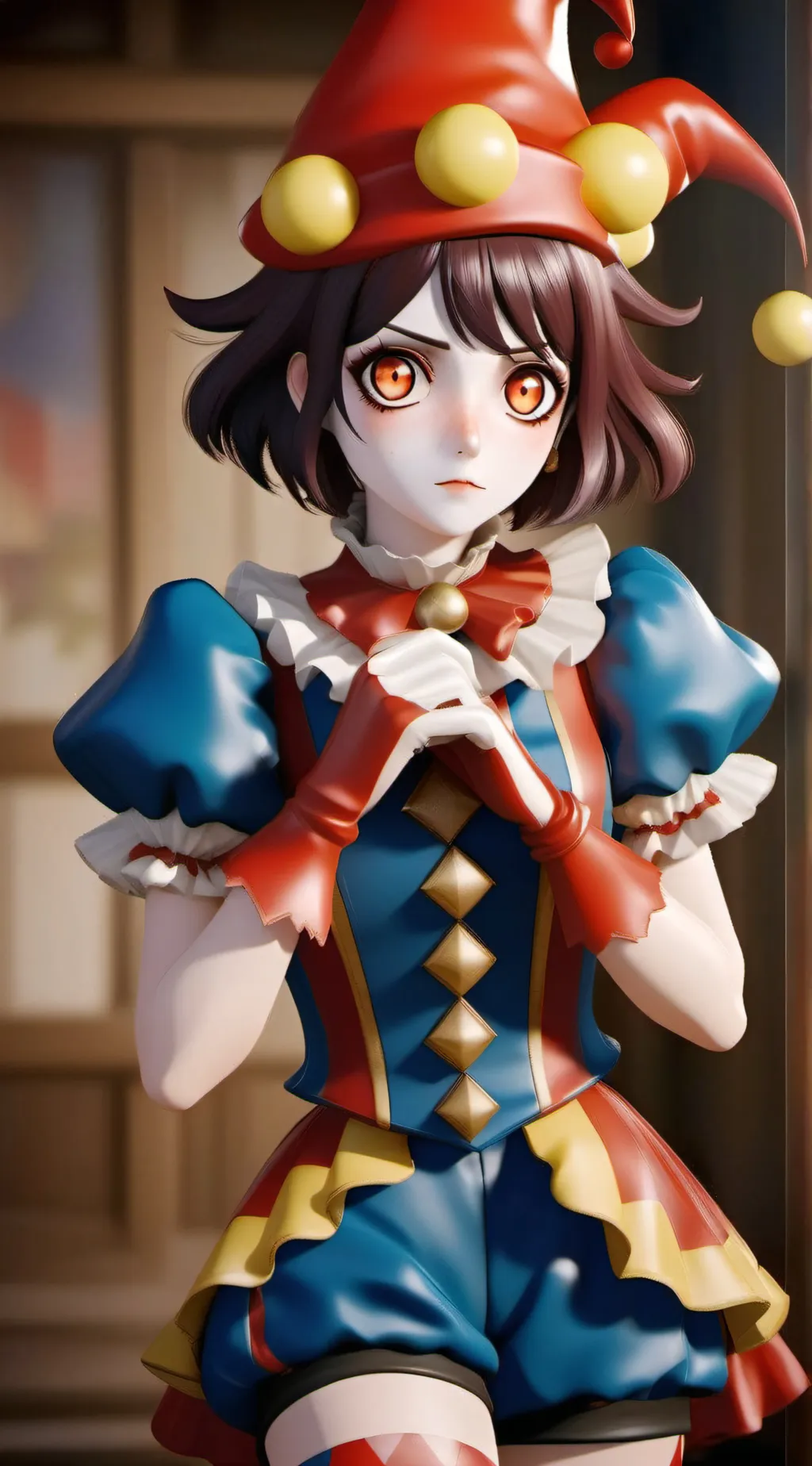 ai character: Pomni background