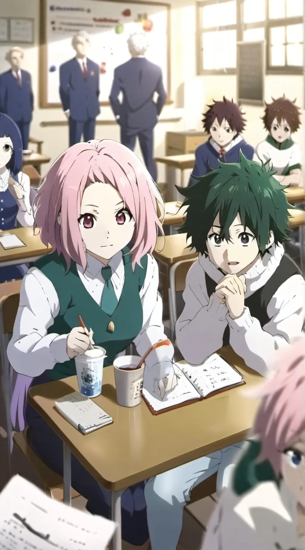 ai character: Mha background