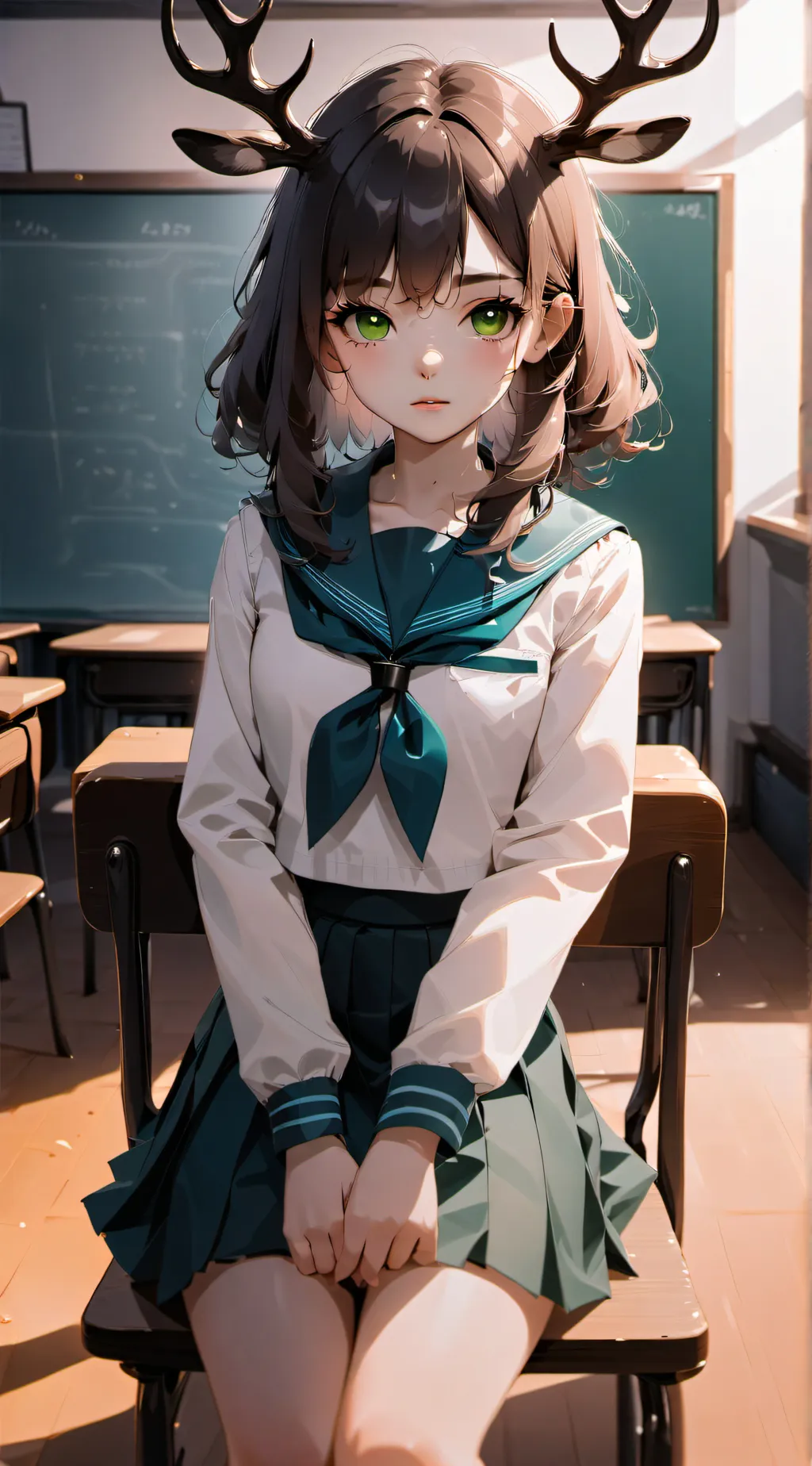 ai character: Noko Shikanoko background