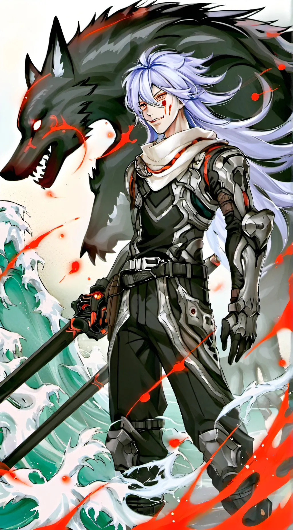 ai character: Fenrir background