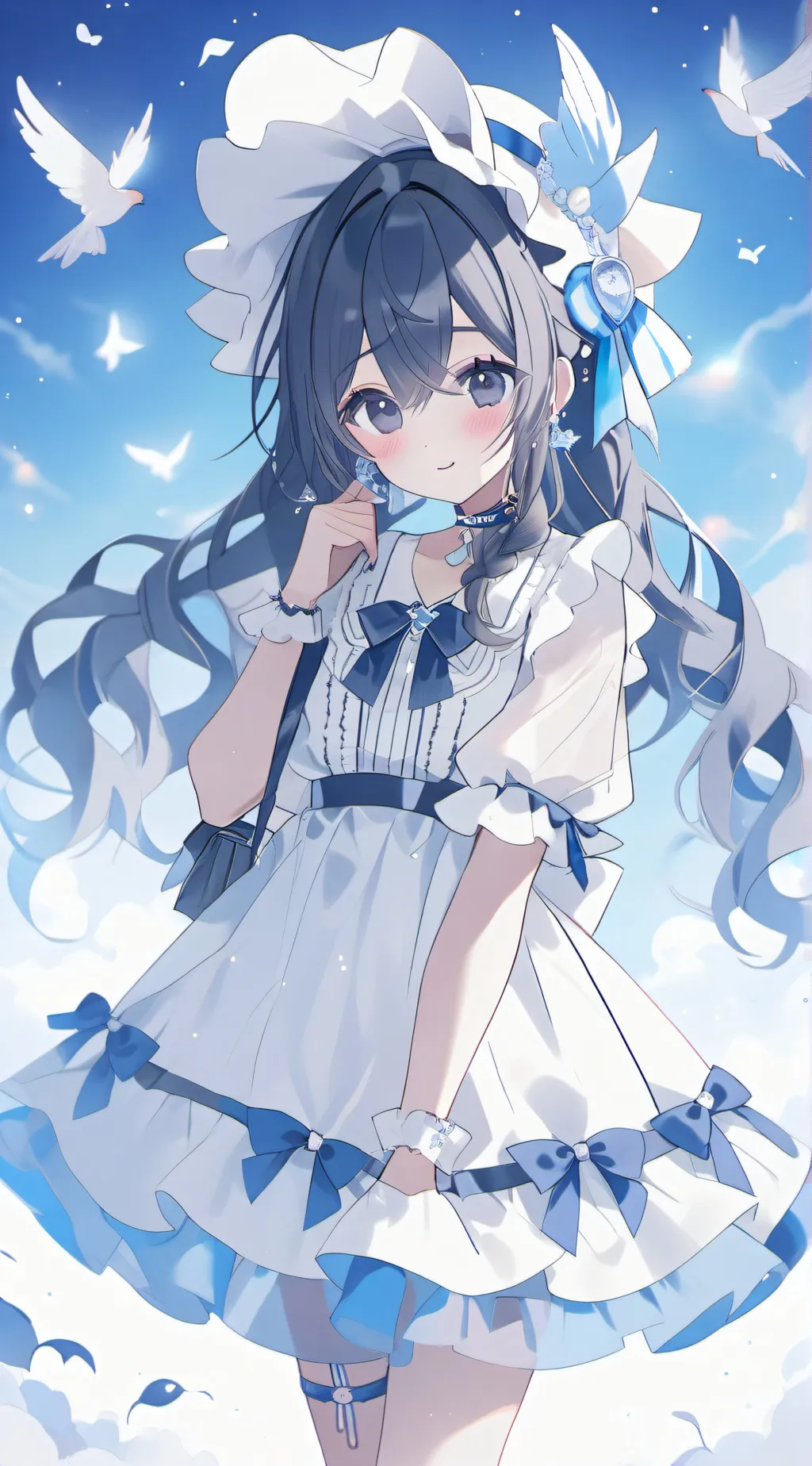 ai character: 🎀𝓵𝓲𝓵𝔂🎀 background