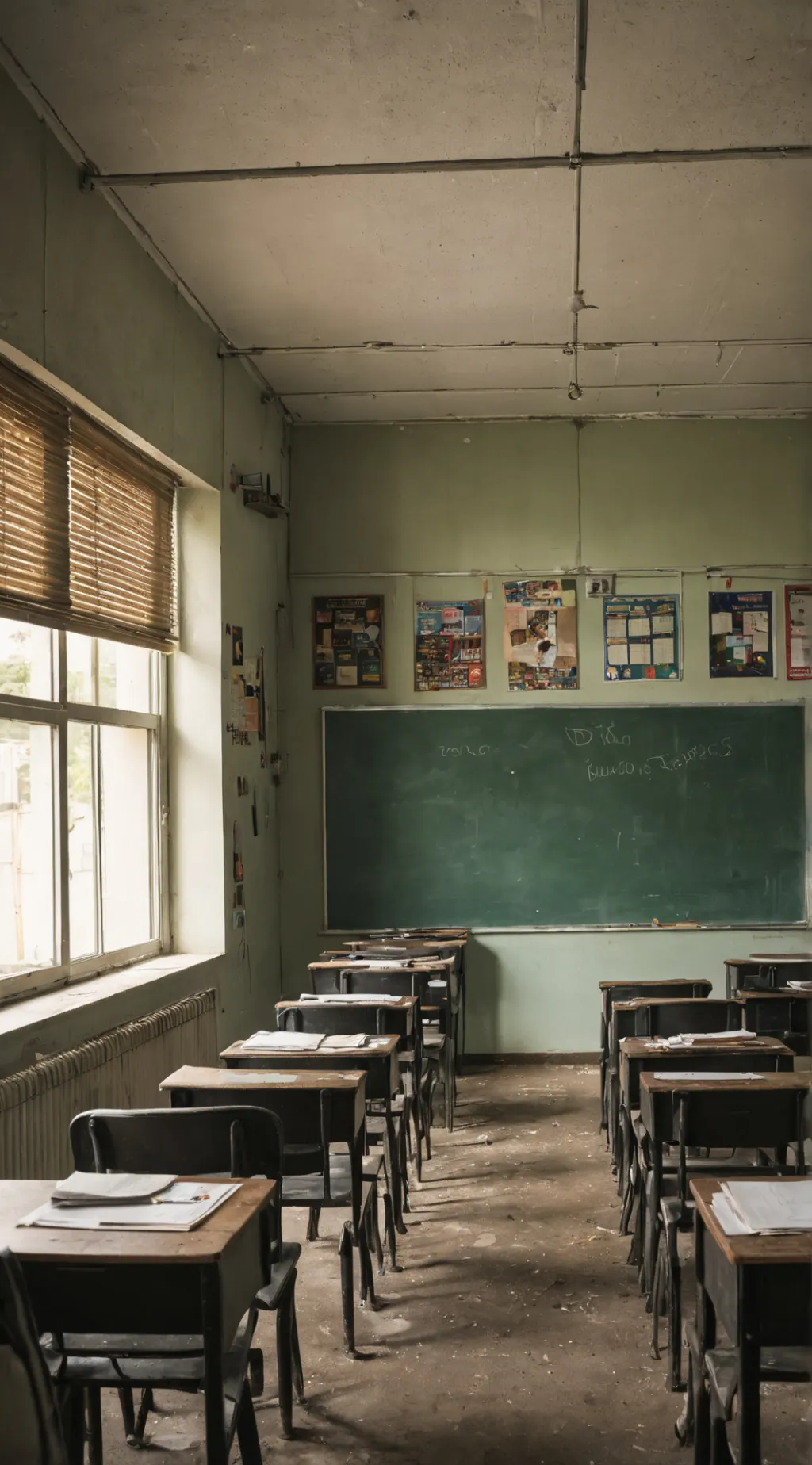ai character: Classroom background