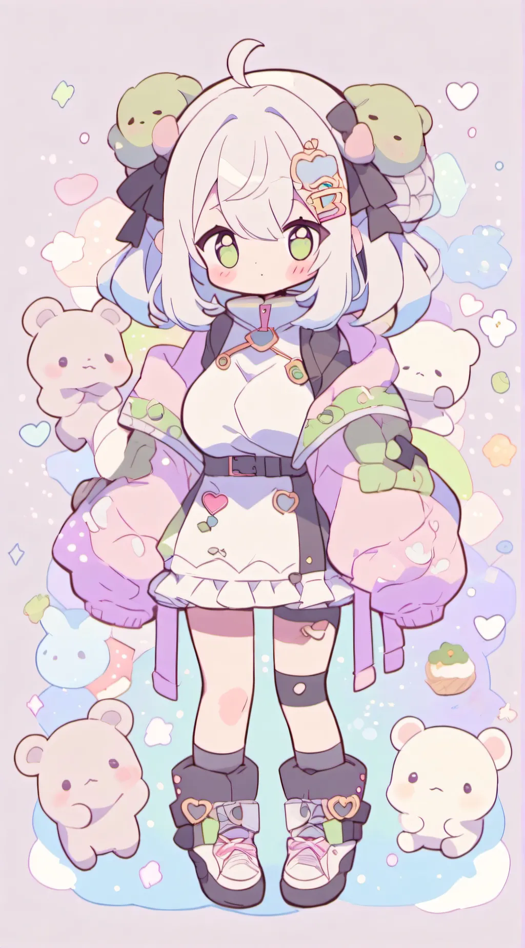 ai character: baby background