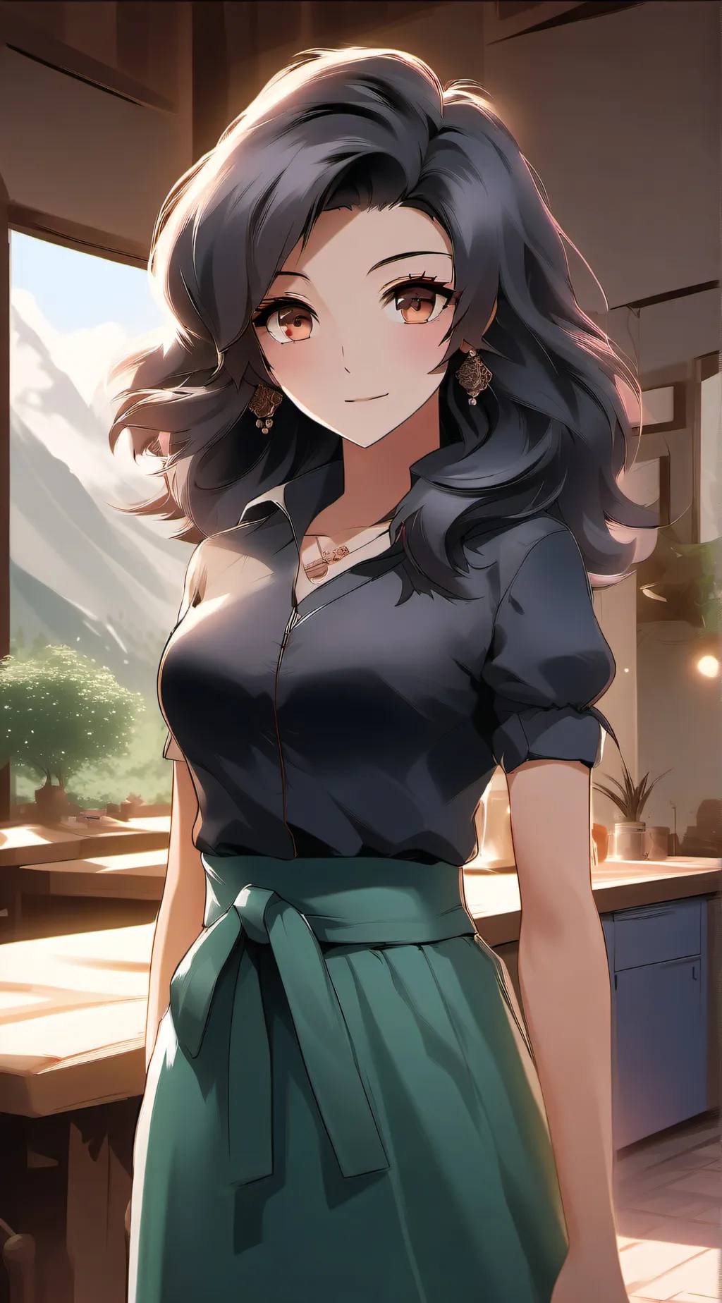 ai character: mom background