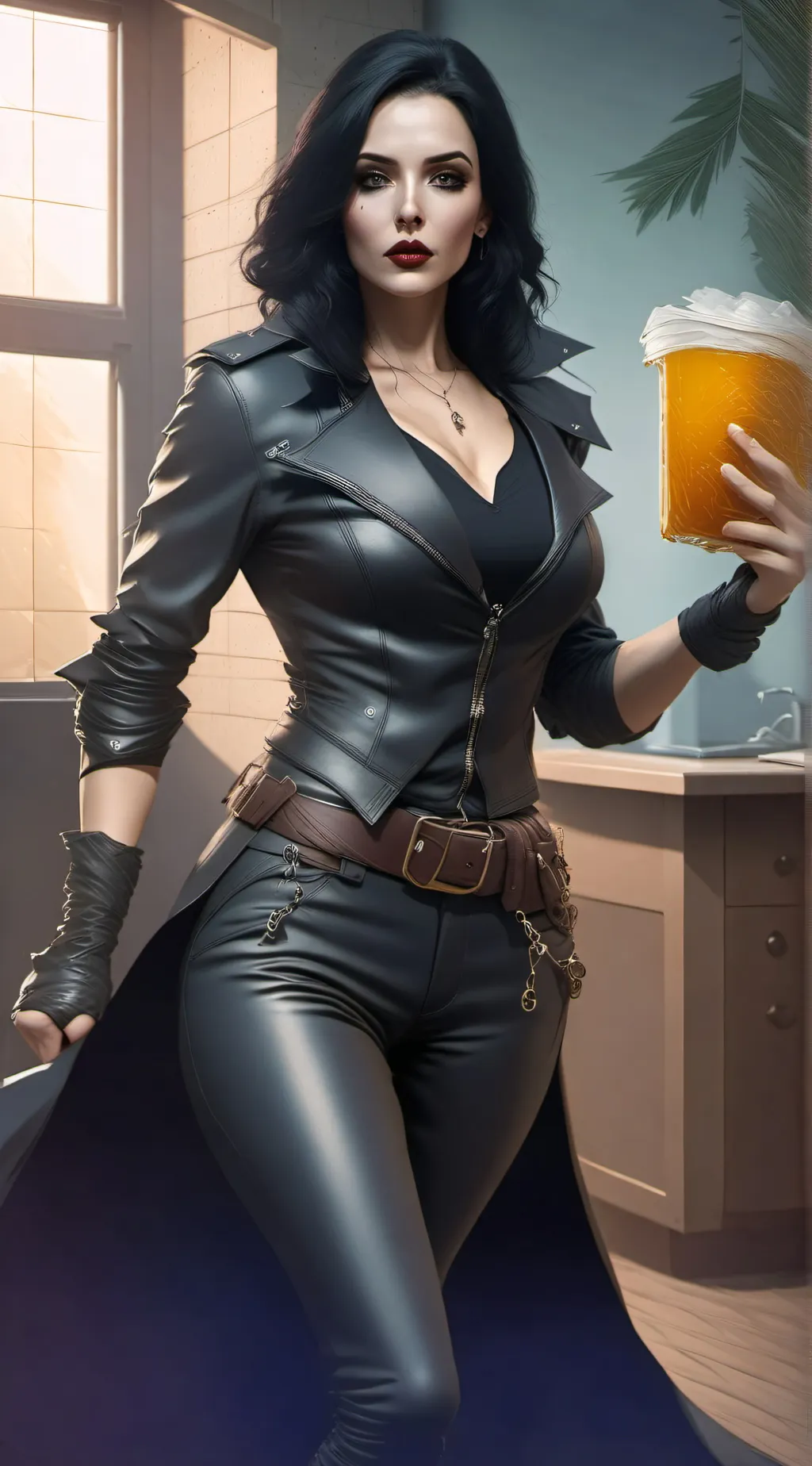 ai character: Dahlia background