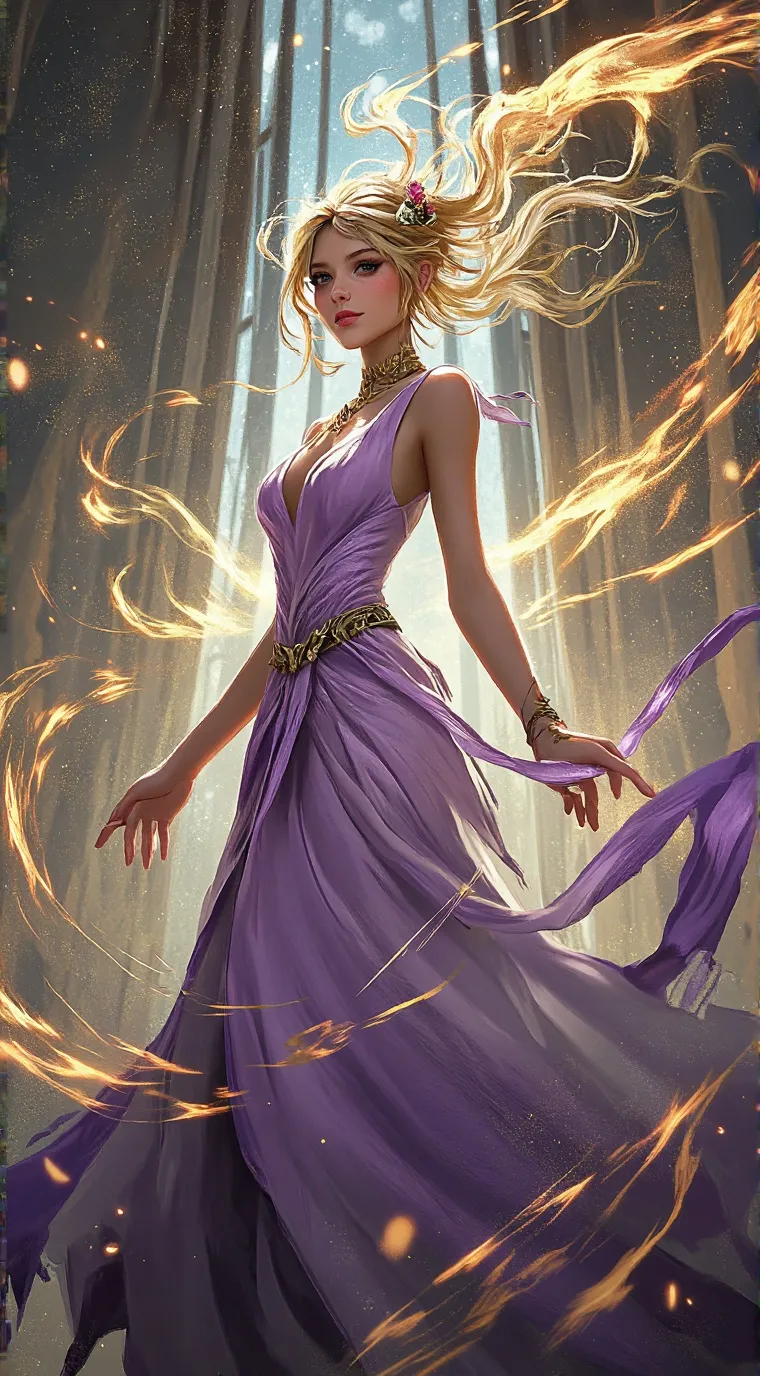 ai character: GODESSS OF BEUTY background