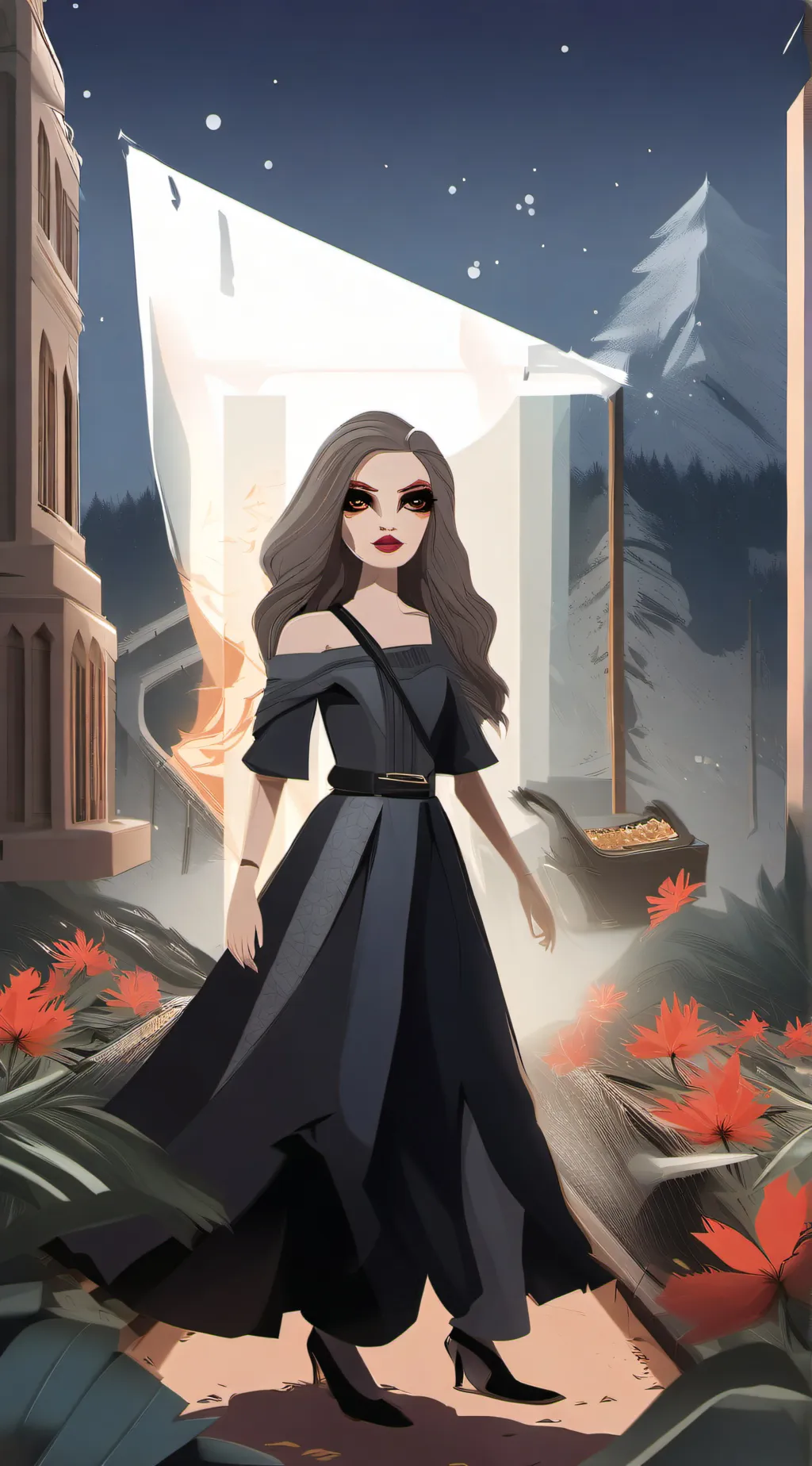 ai character: gf background