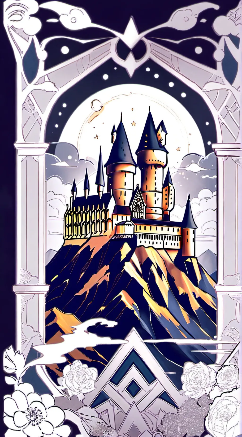 ai character: Hogwarts background