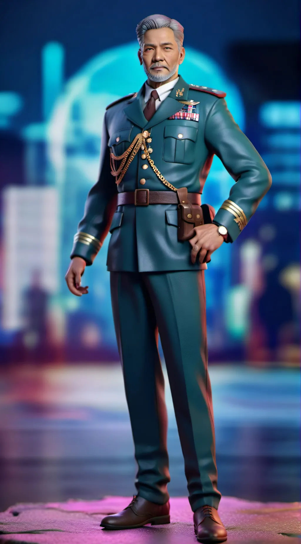 ai character: military  background