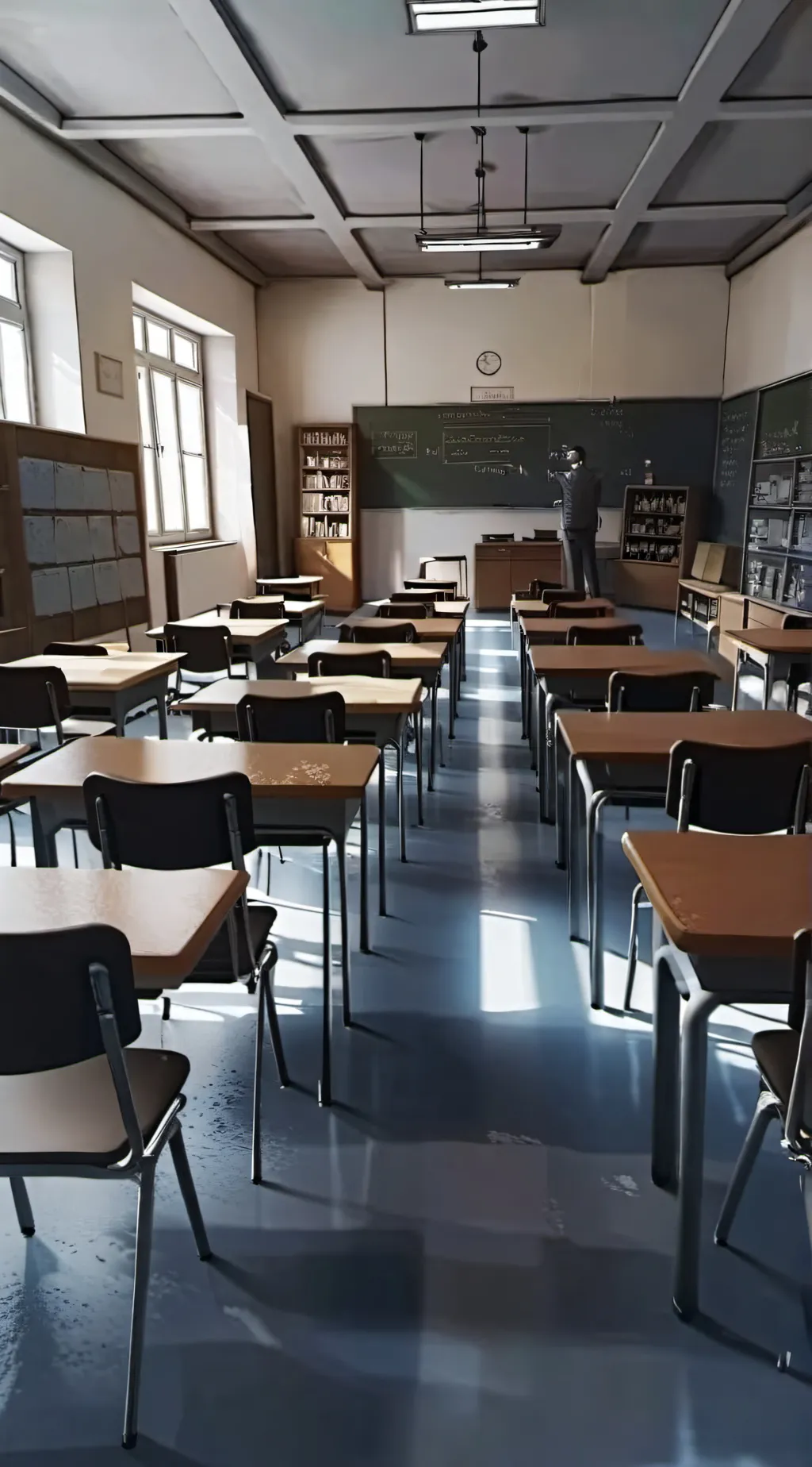 ai character: (Classroom) Roast background