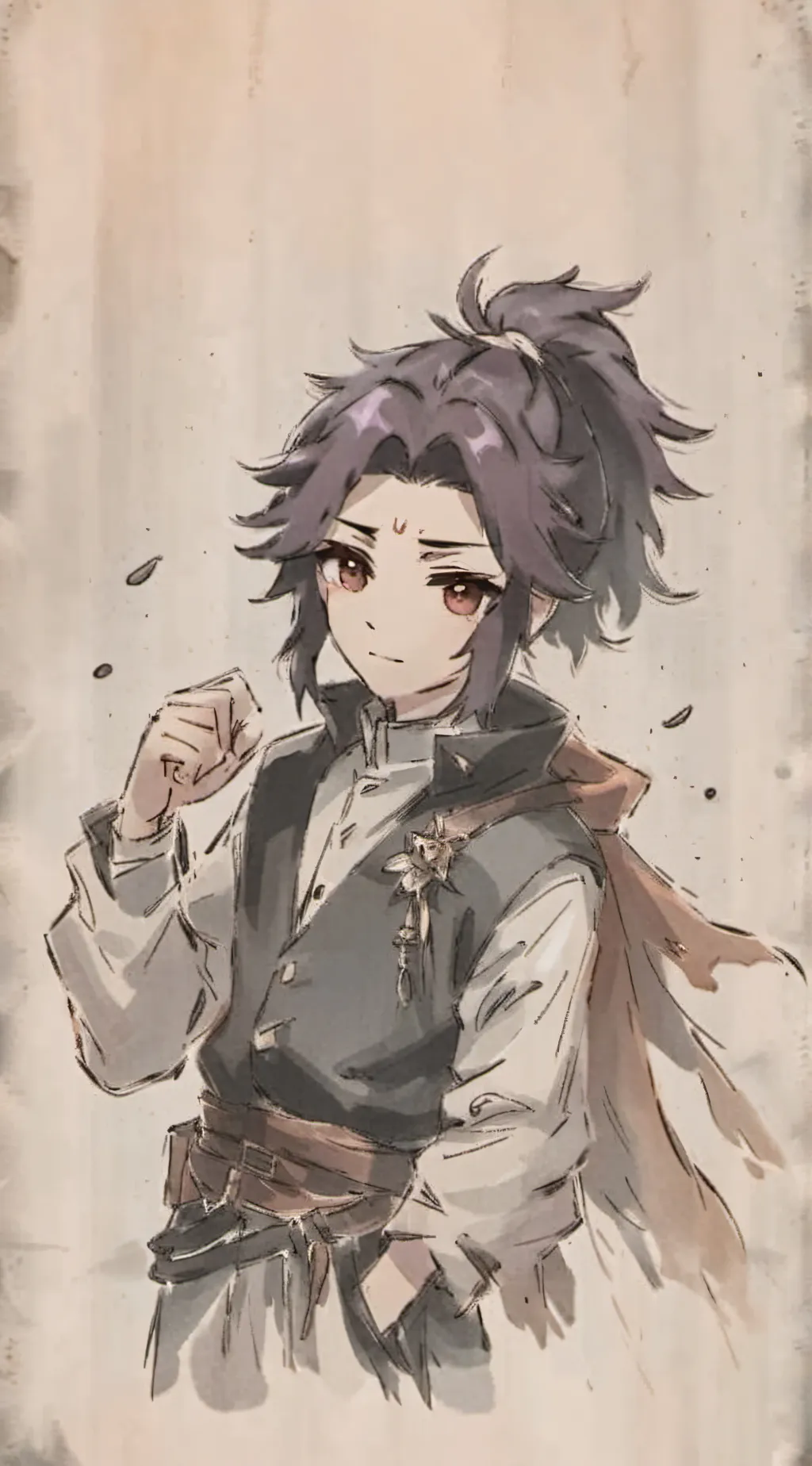 ai character: michikatsu  background