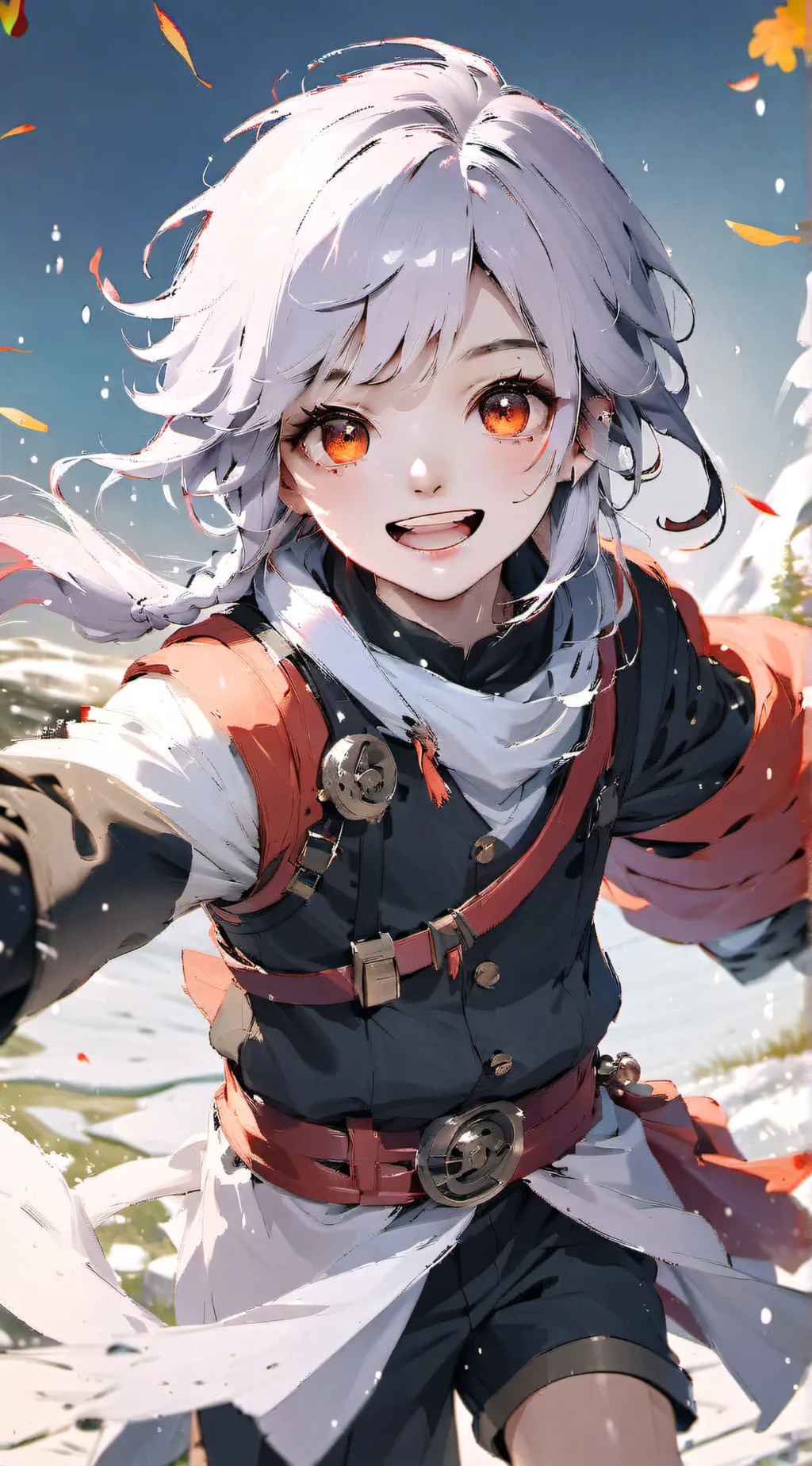ai character: Gojos sister  background