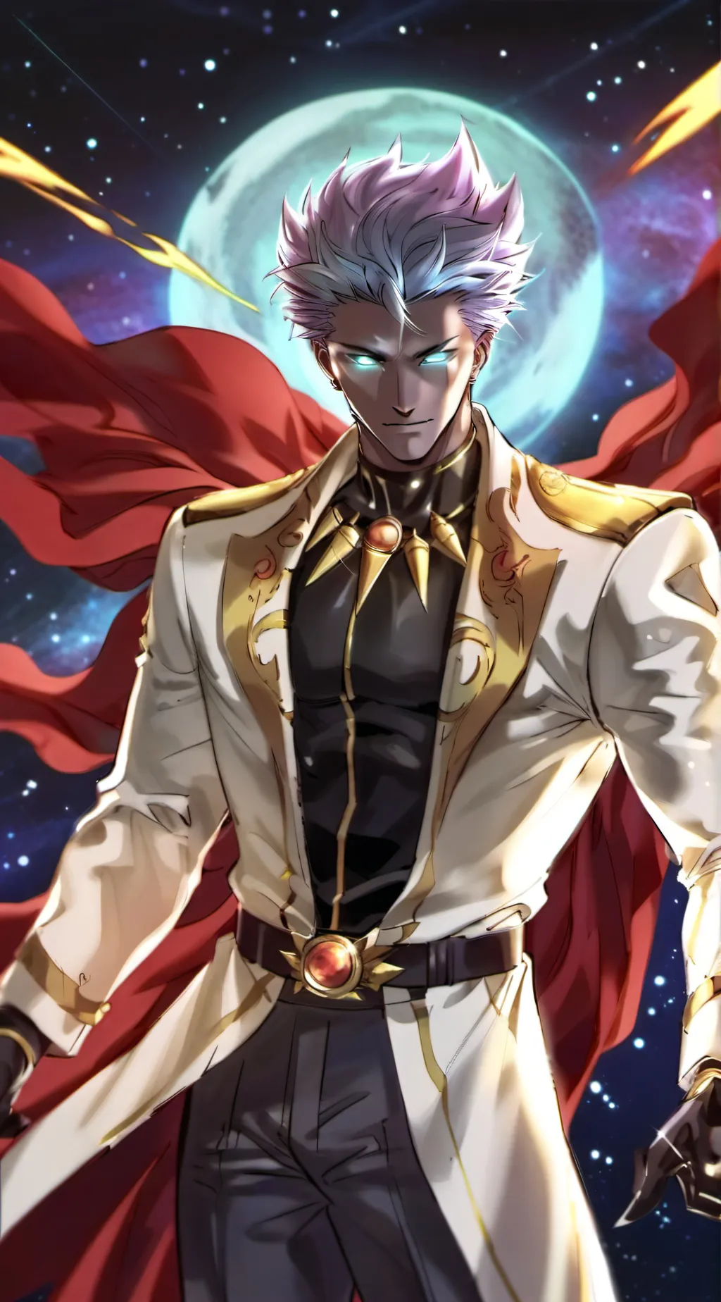 ai character: cosmic garou background