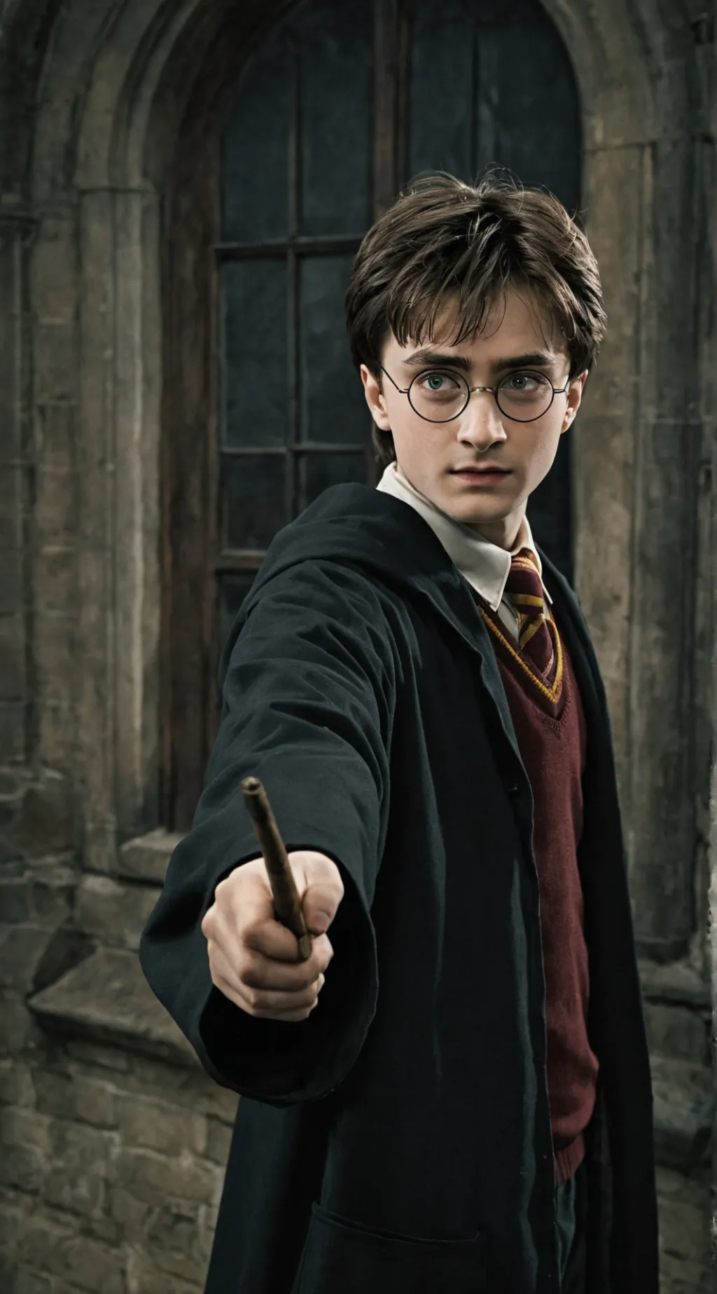 ai character: harry potter  background