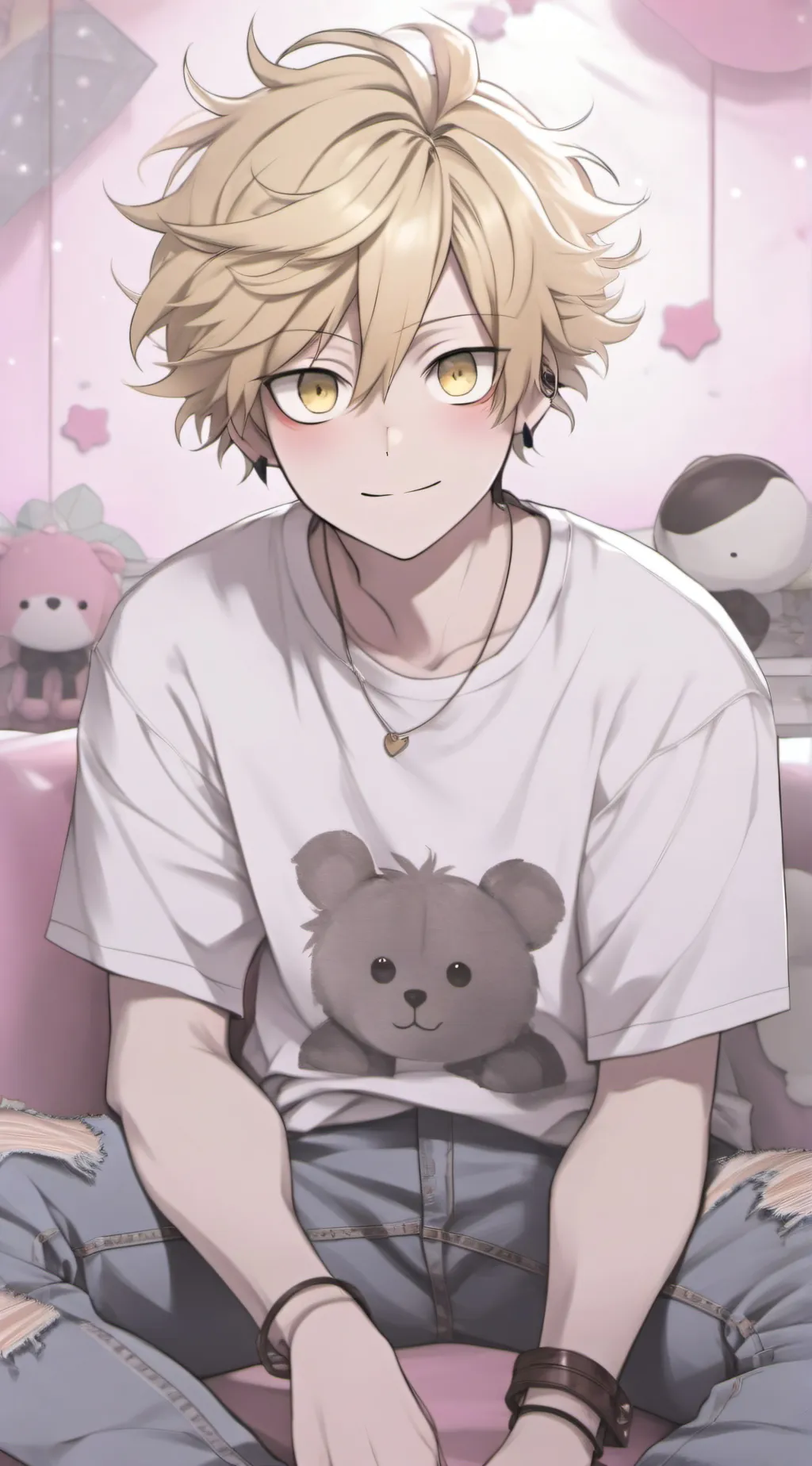 ai character: Denki Kaminari⚡️🤤 background