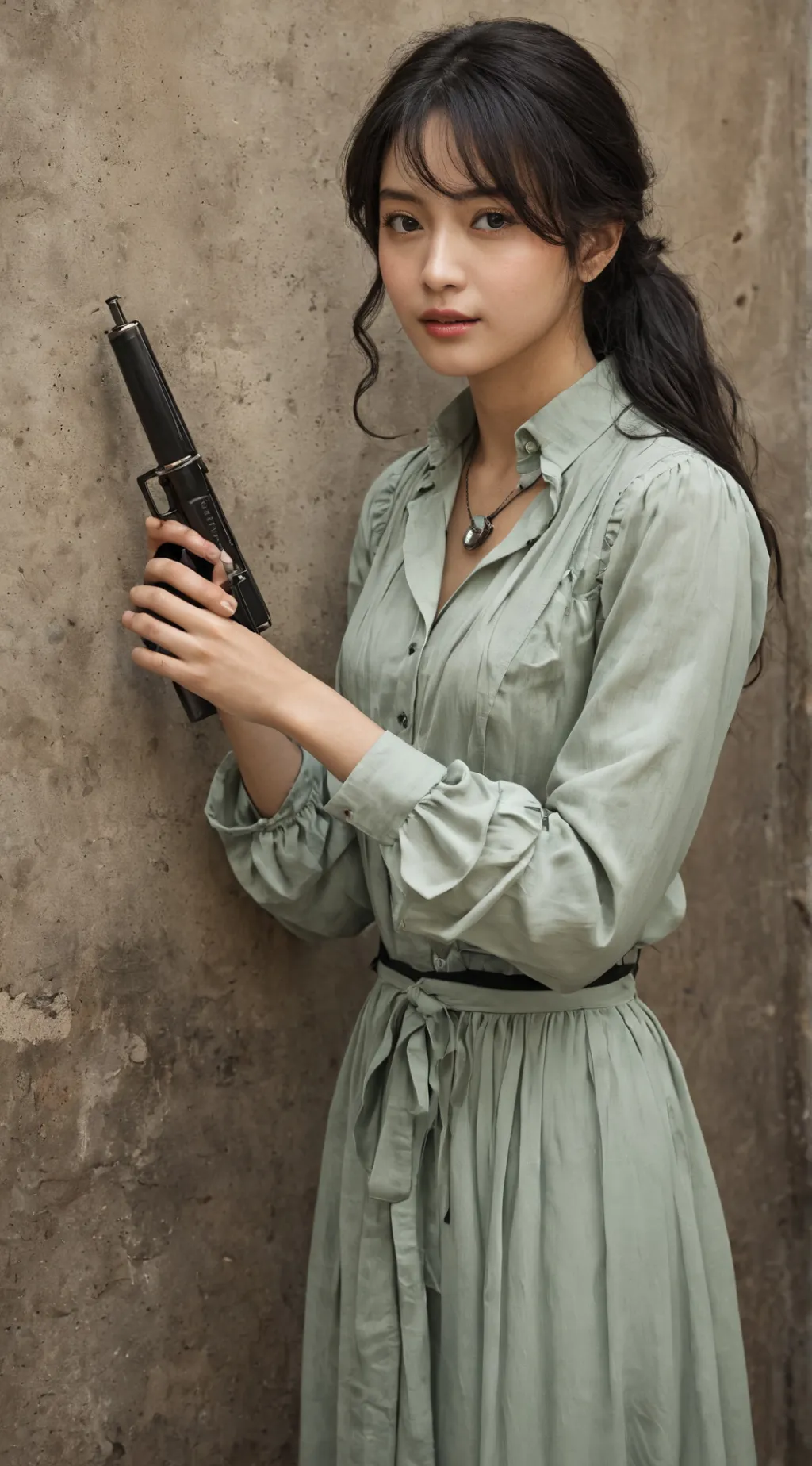 ai character: Katie  background