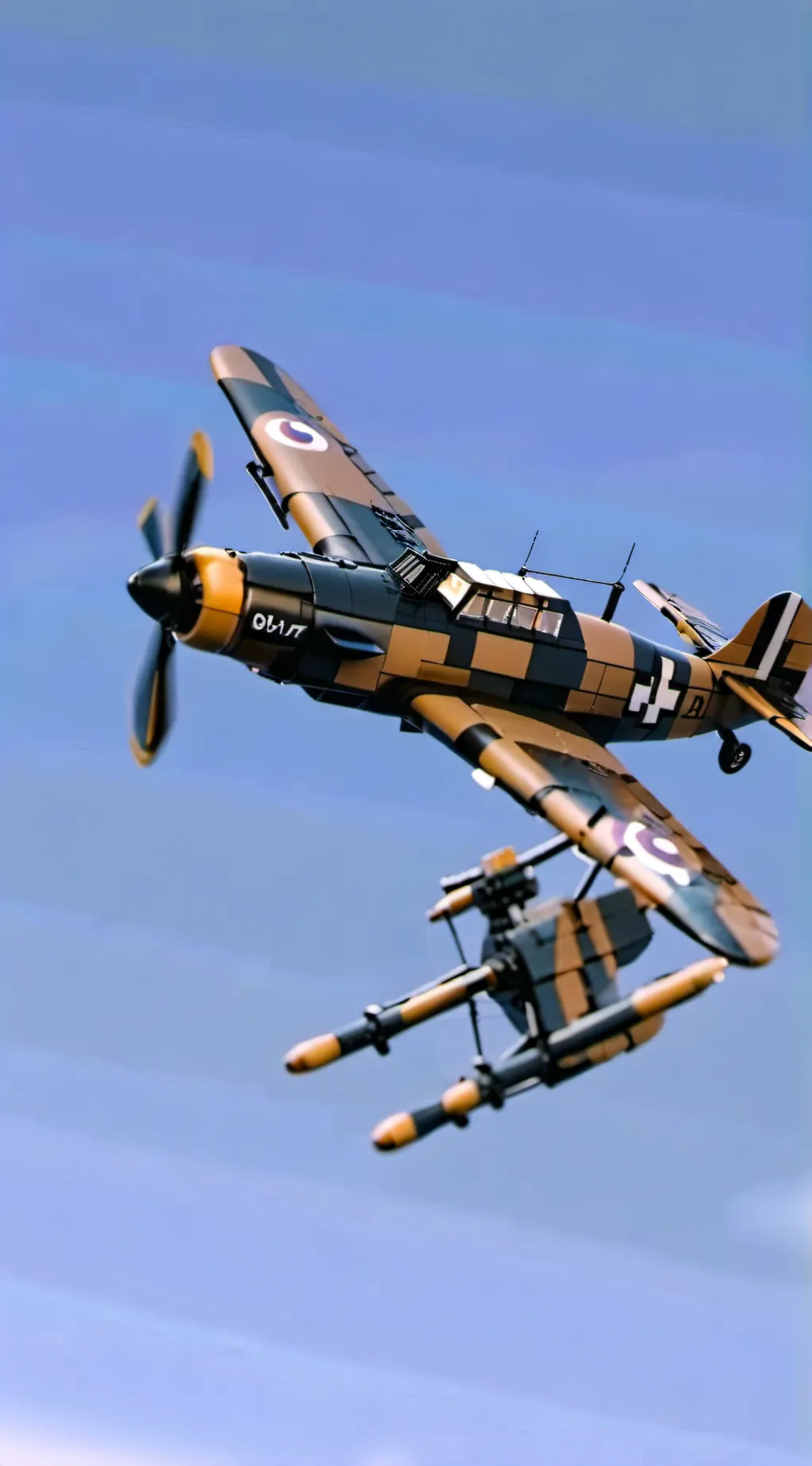 ai character: Lego ww2 background