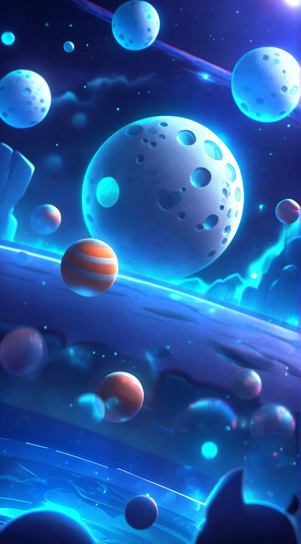ai character: Solarballs  background