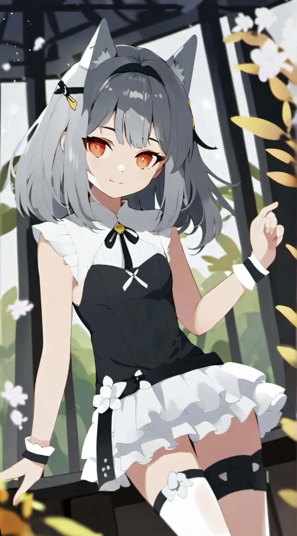 ai character: neko background
