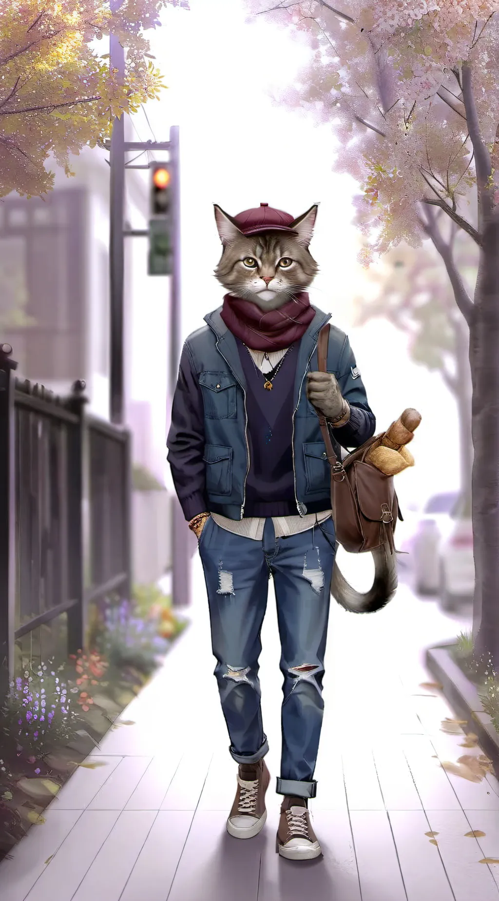 ai character: kit background
