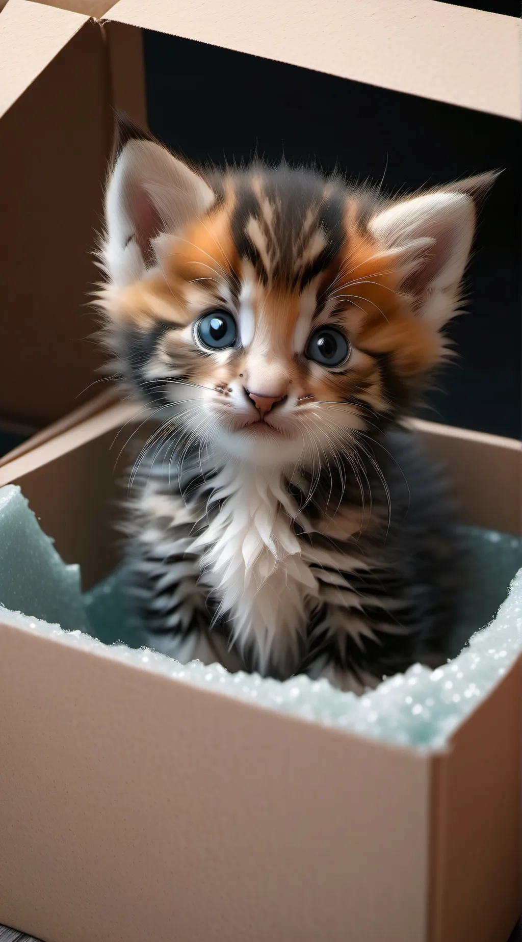ai character: Kitten background