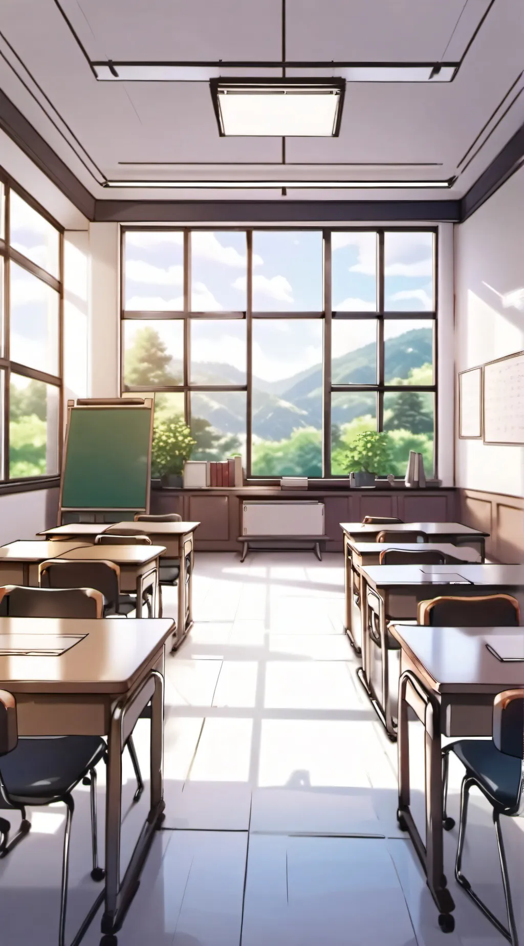 ai character: jjk classroom  background