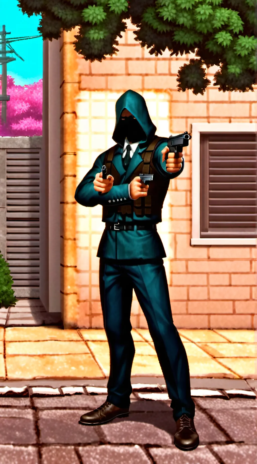 ai character: Robbery background