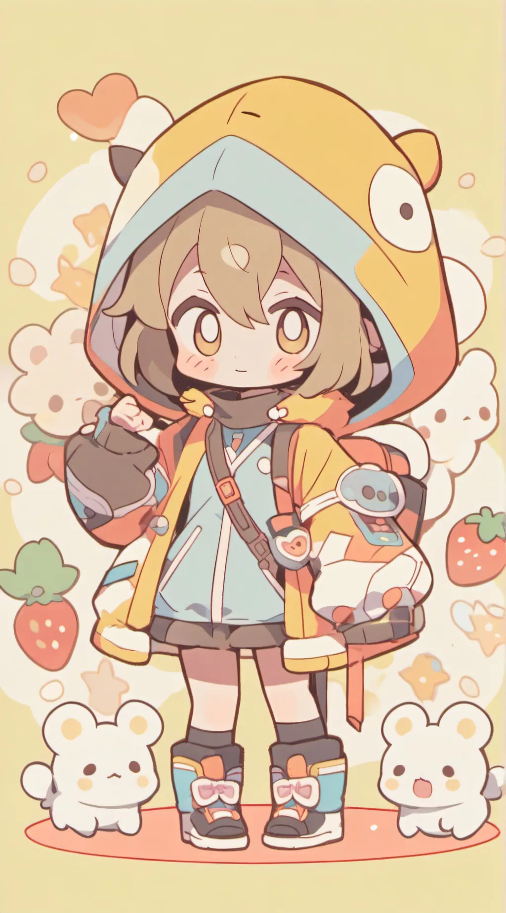 ai character: graby and friends background