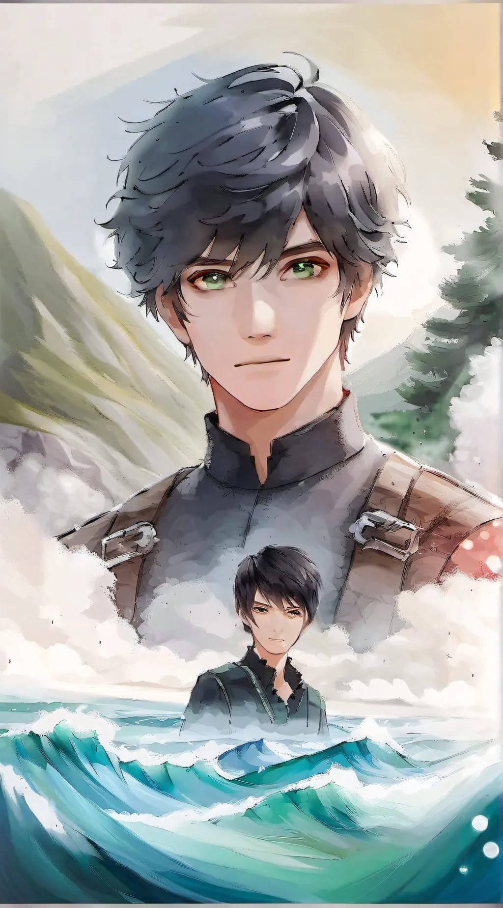 ai character: PJO bakery background