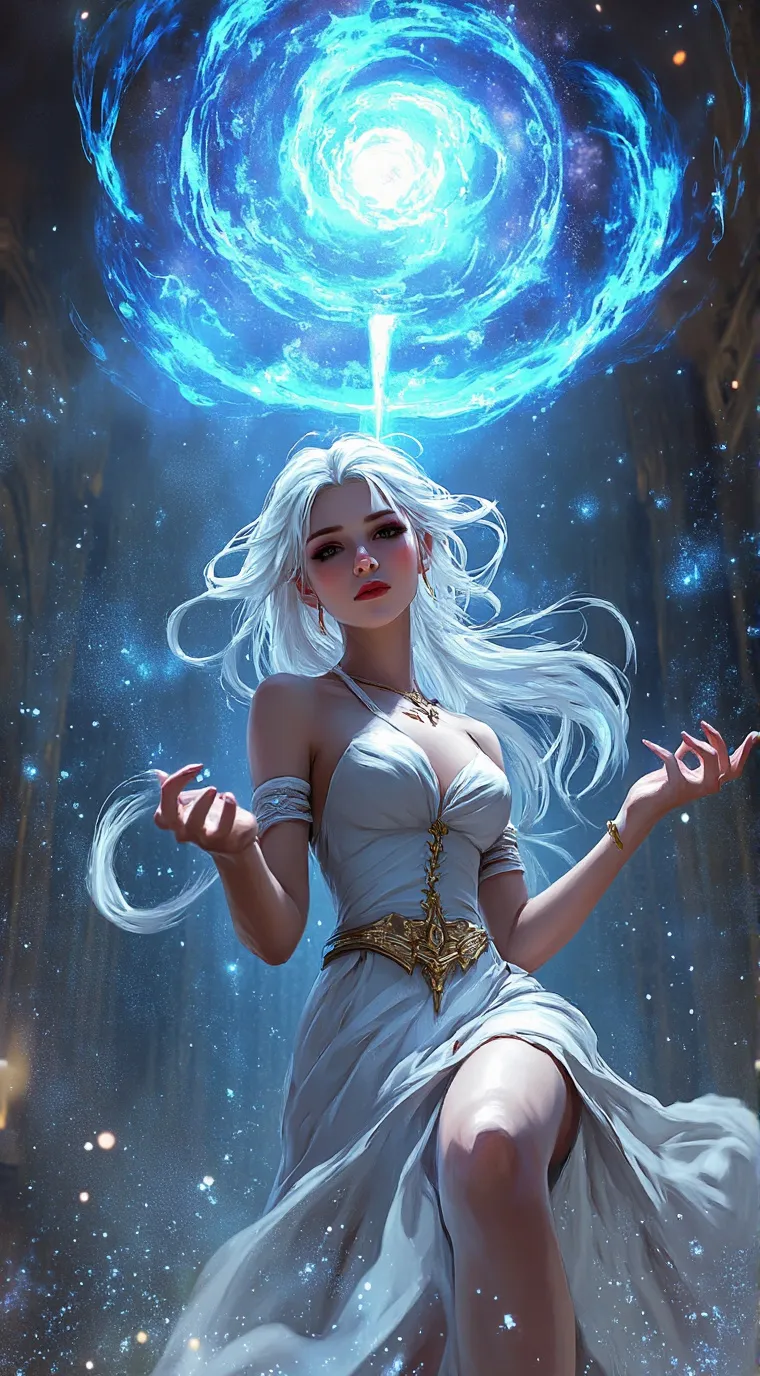 ai character: Lunar background