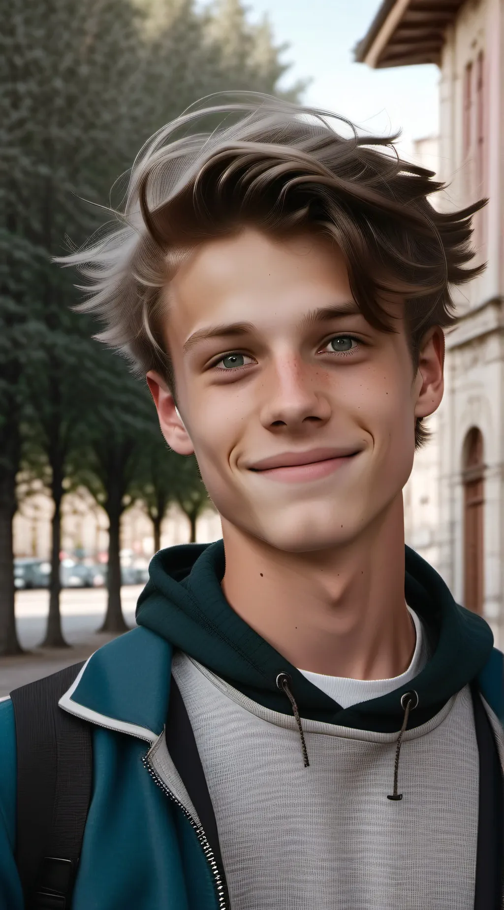 ai character: Augustin  background