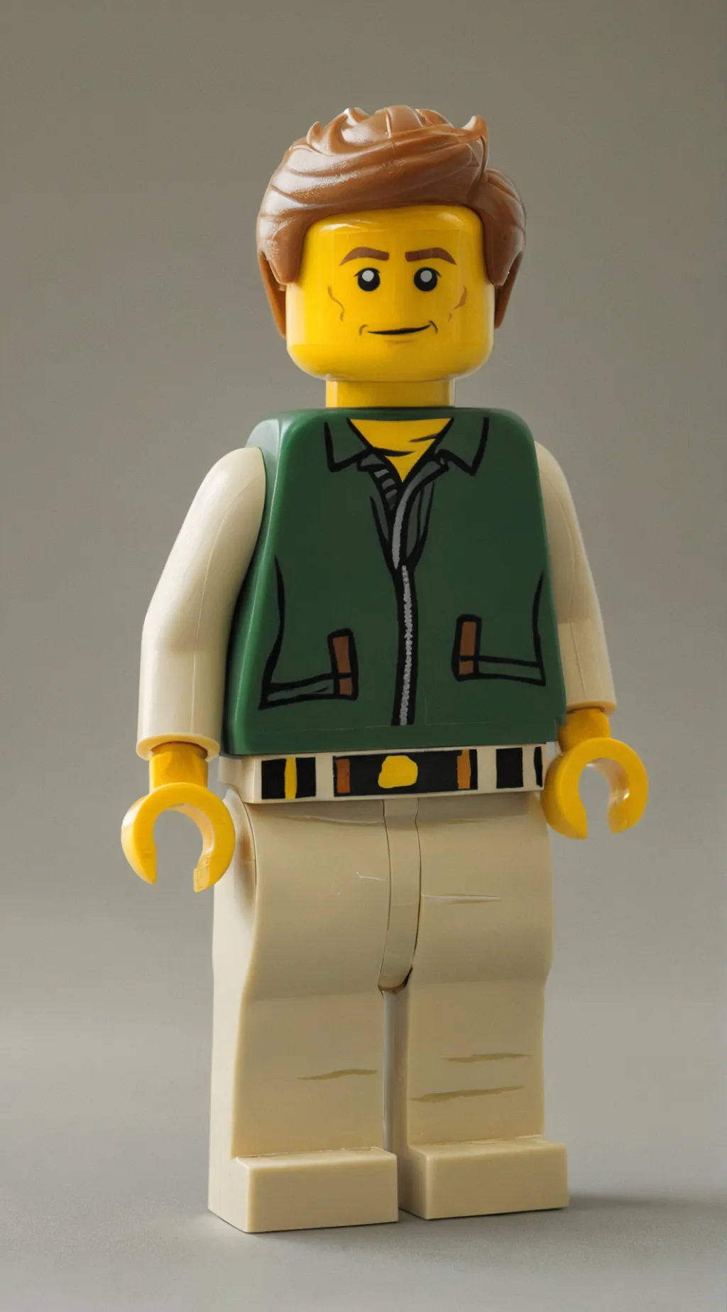 ai character: Mewing lego man background