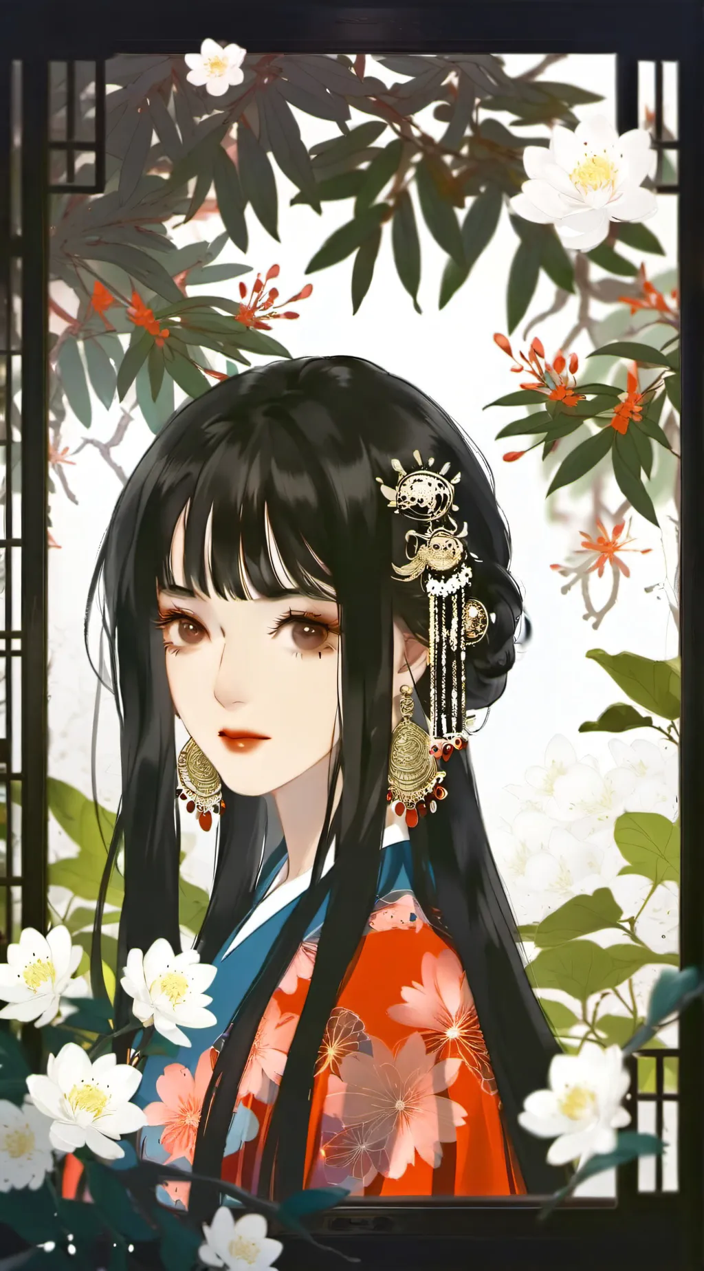 ai character: Miami..~✨️🇰🇷 background