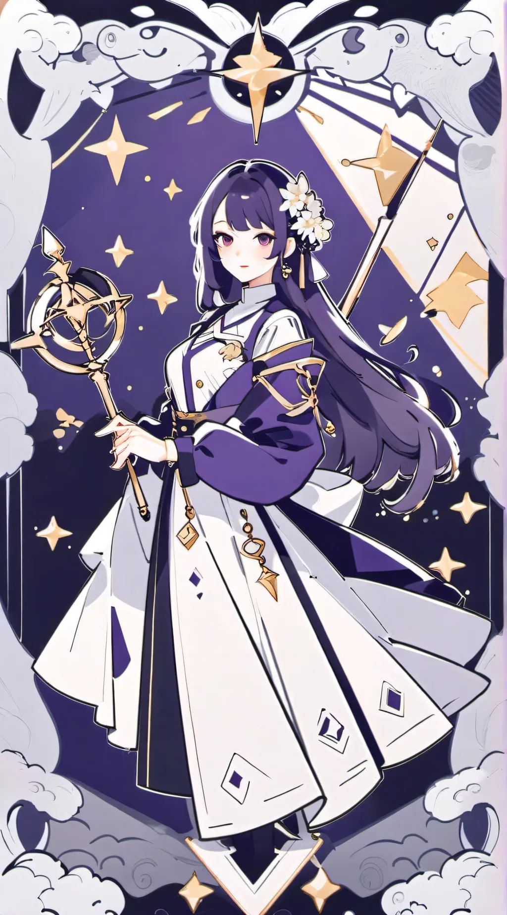 ai character: .  background