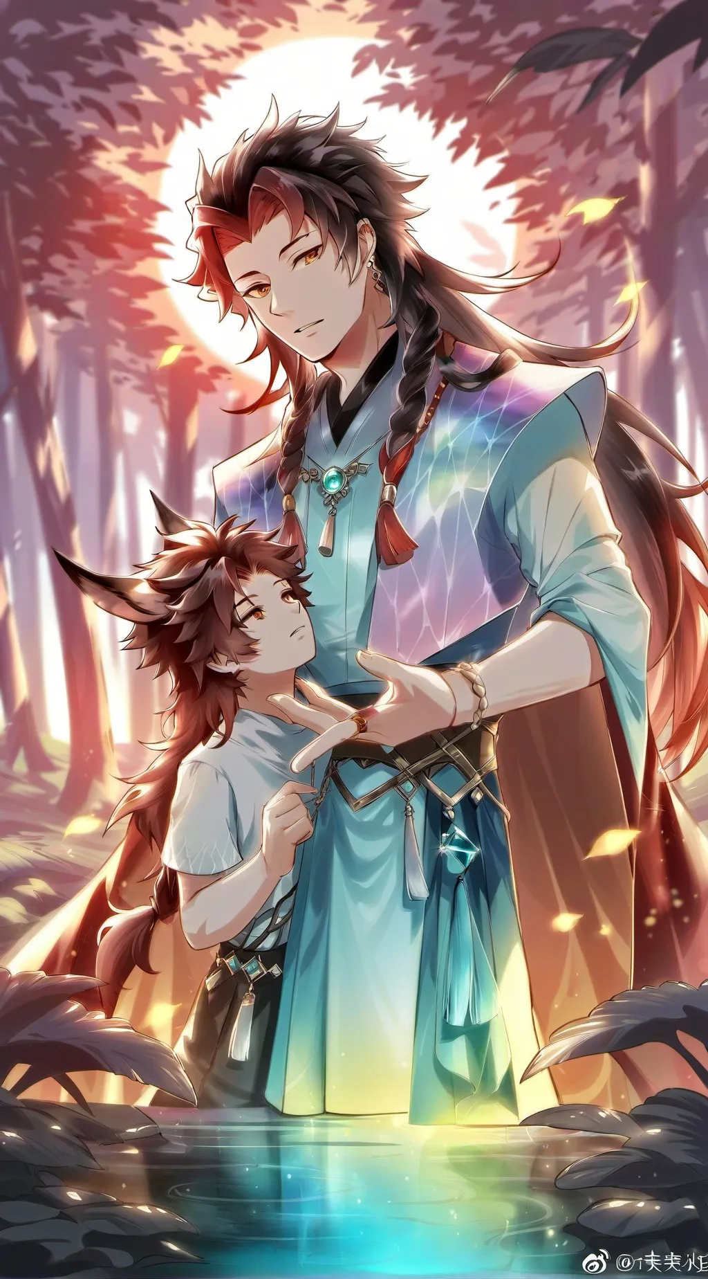ai character: jake and ash background