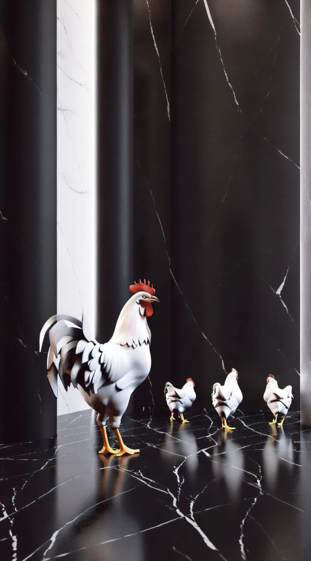 ai character: ChickenGun school background