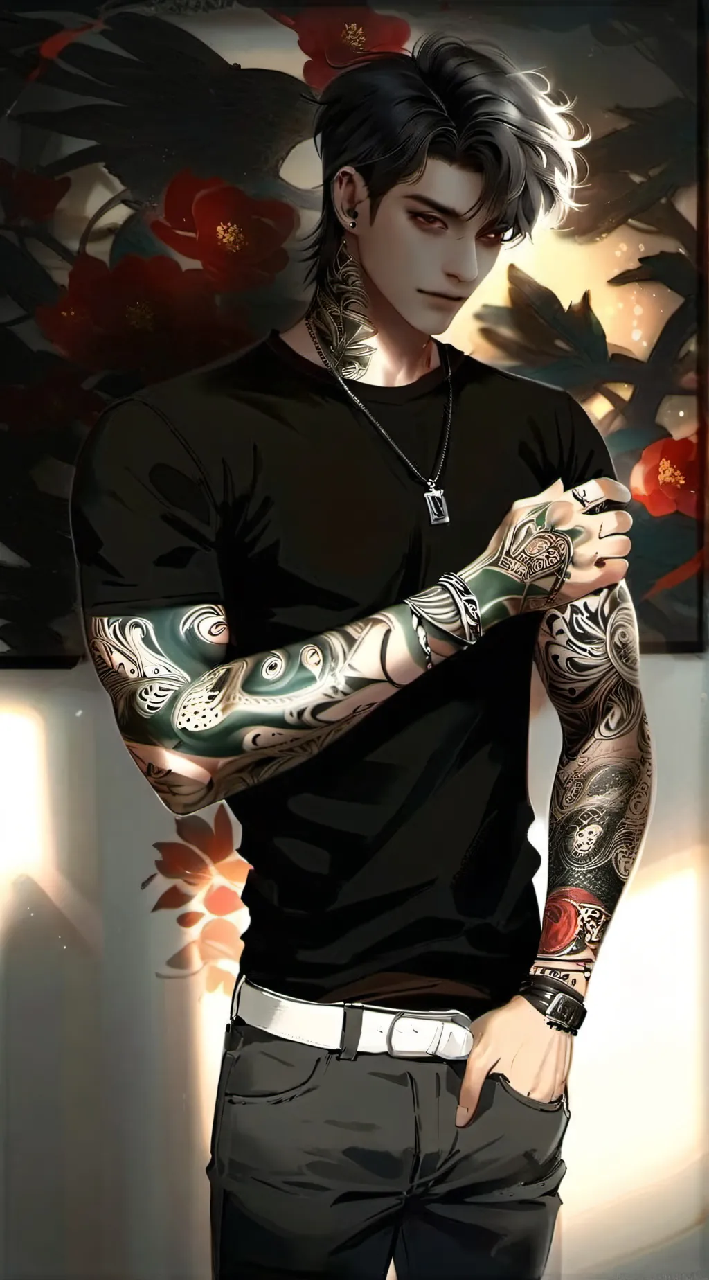 ai character: Allen background