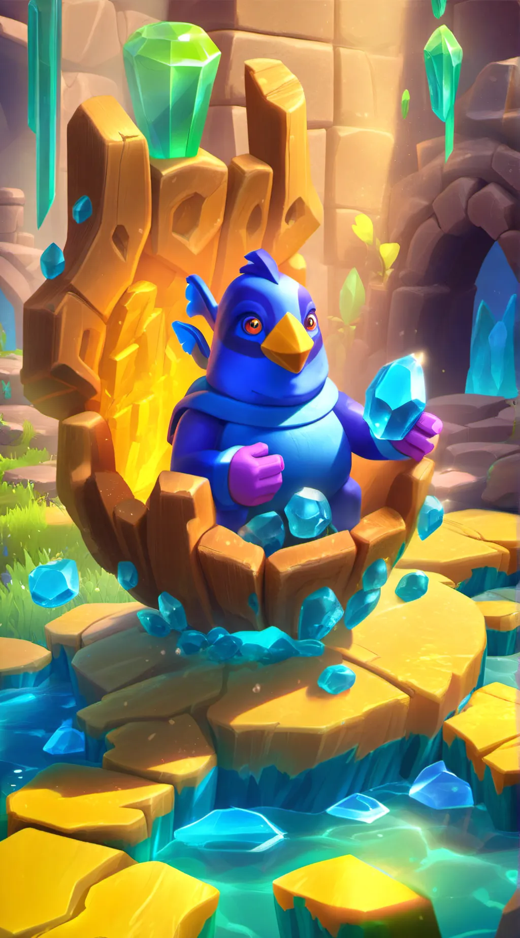 ai character: Tickle background
