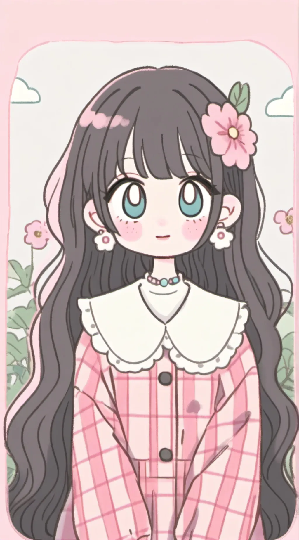 ai character: Ashley  background