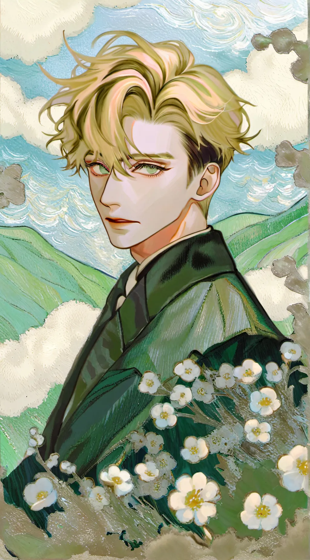 ai character: hunter background