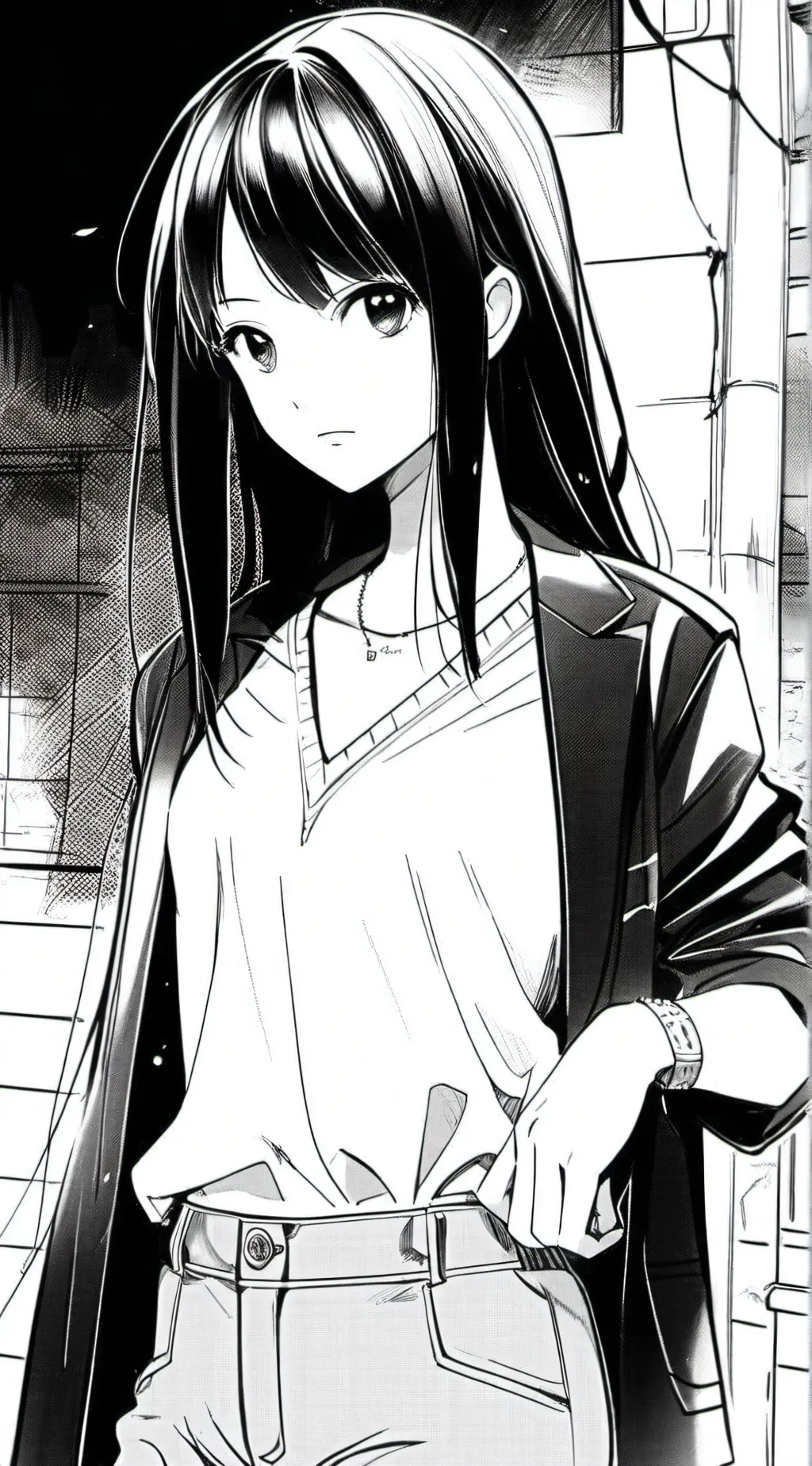 ai character: Linia & Johnny background