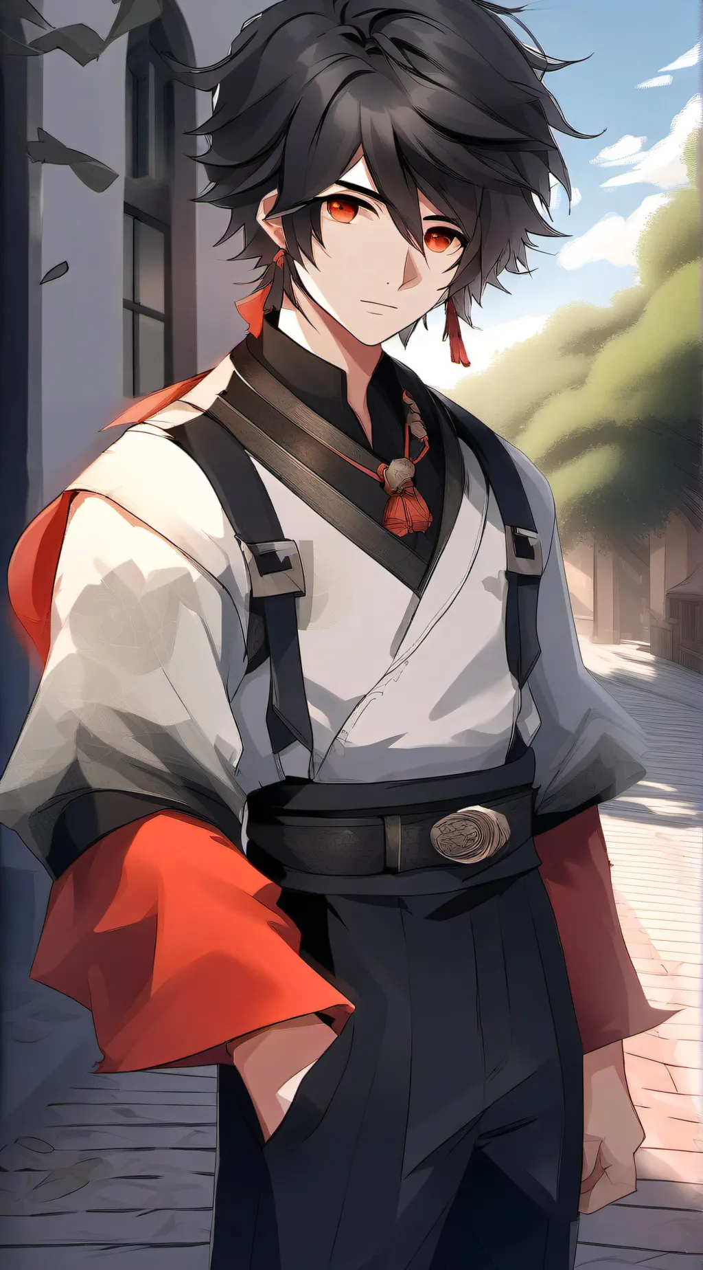 ai character: ninja🥷 background