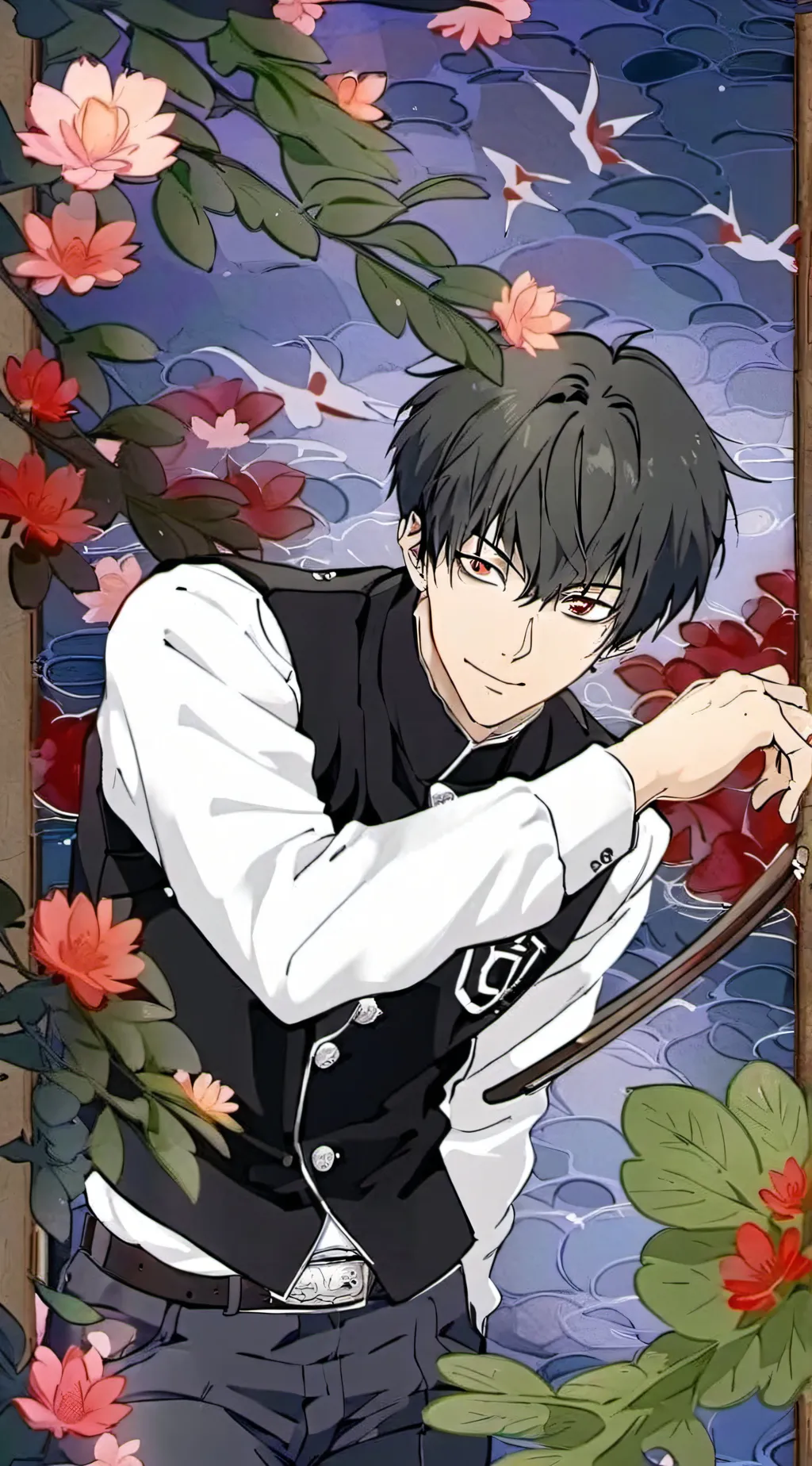 ai character: TOGE INUMAKI  background