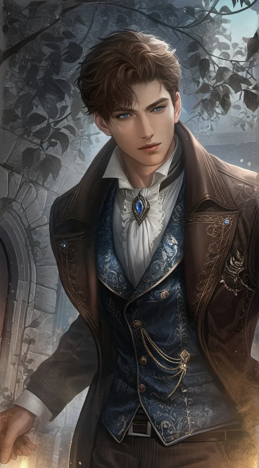 ai character: Anthony  background