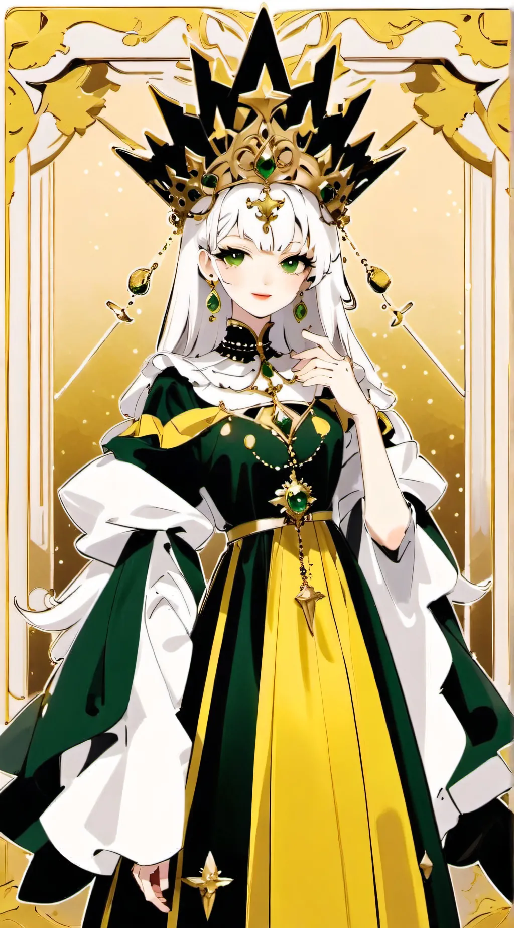 ai character: qeen background