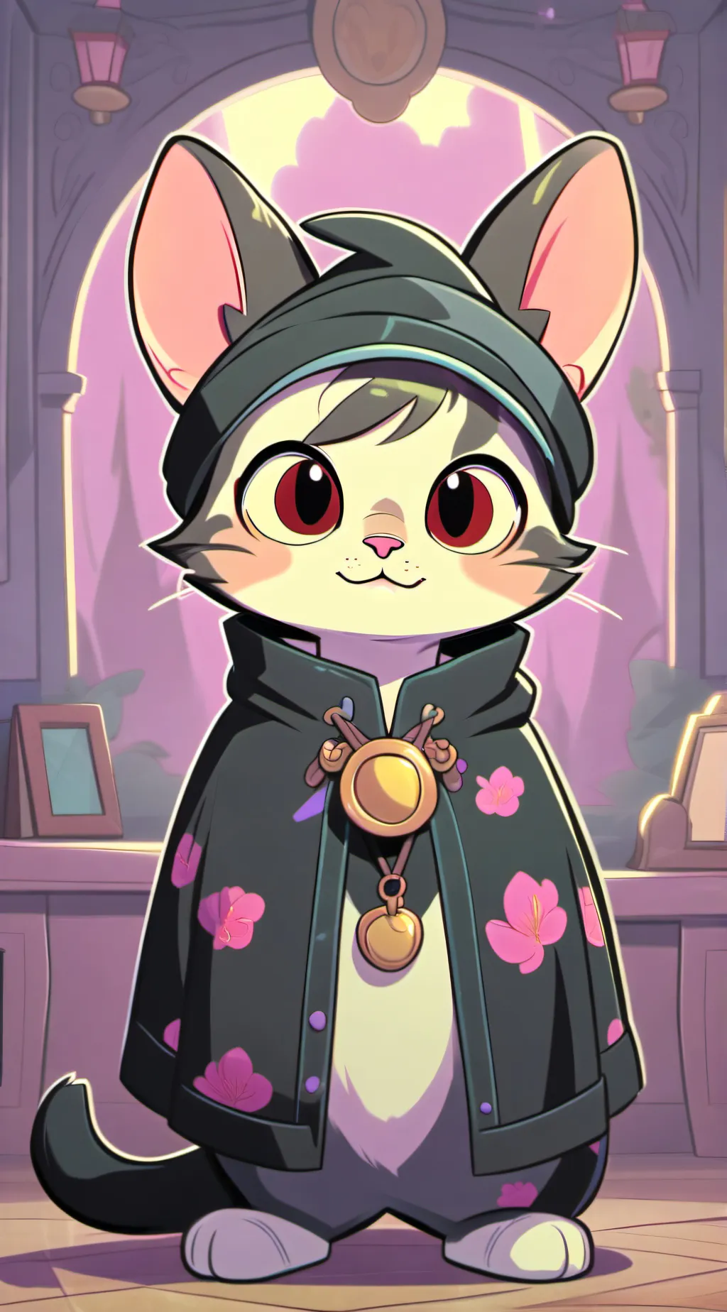 ai character: kitty! background