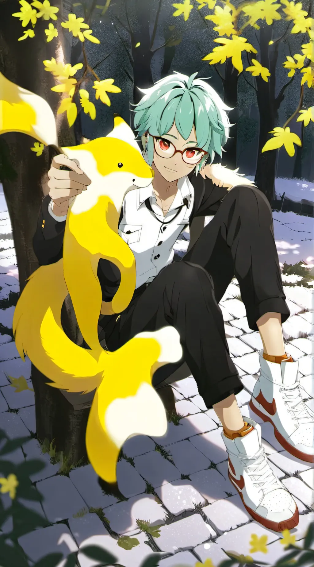 ai character: garnpy background