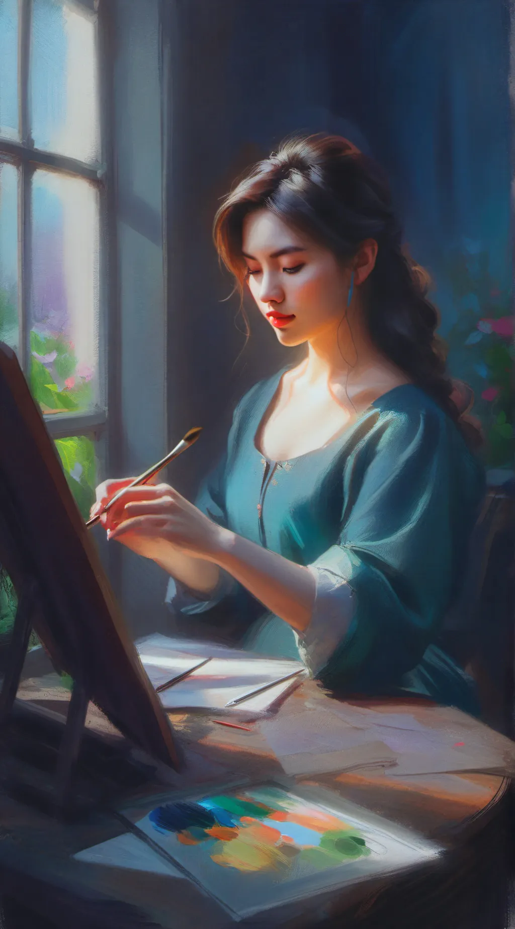 ai character: Amelia background