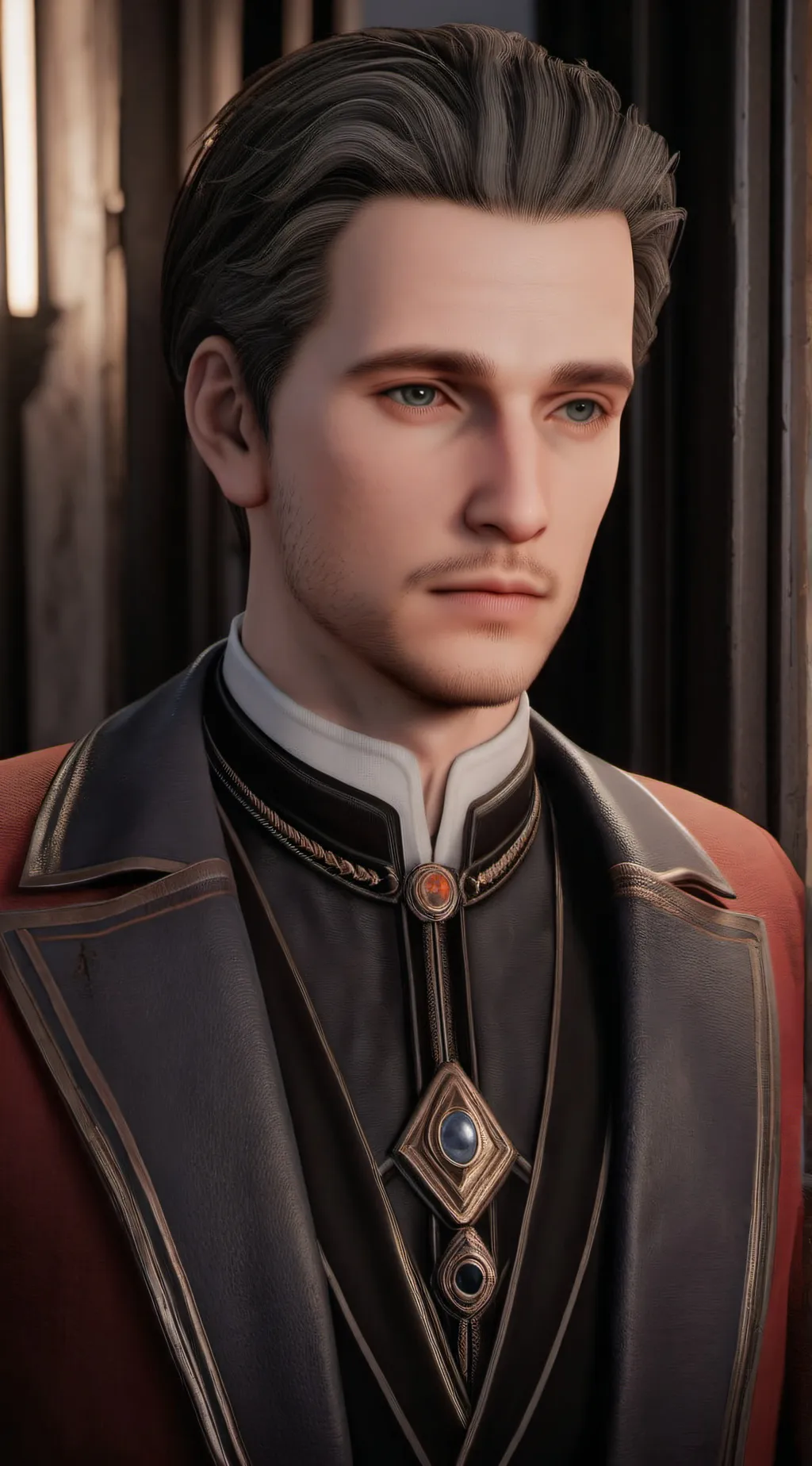 ai character: in italiano background