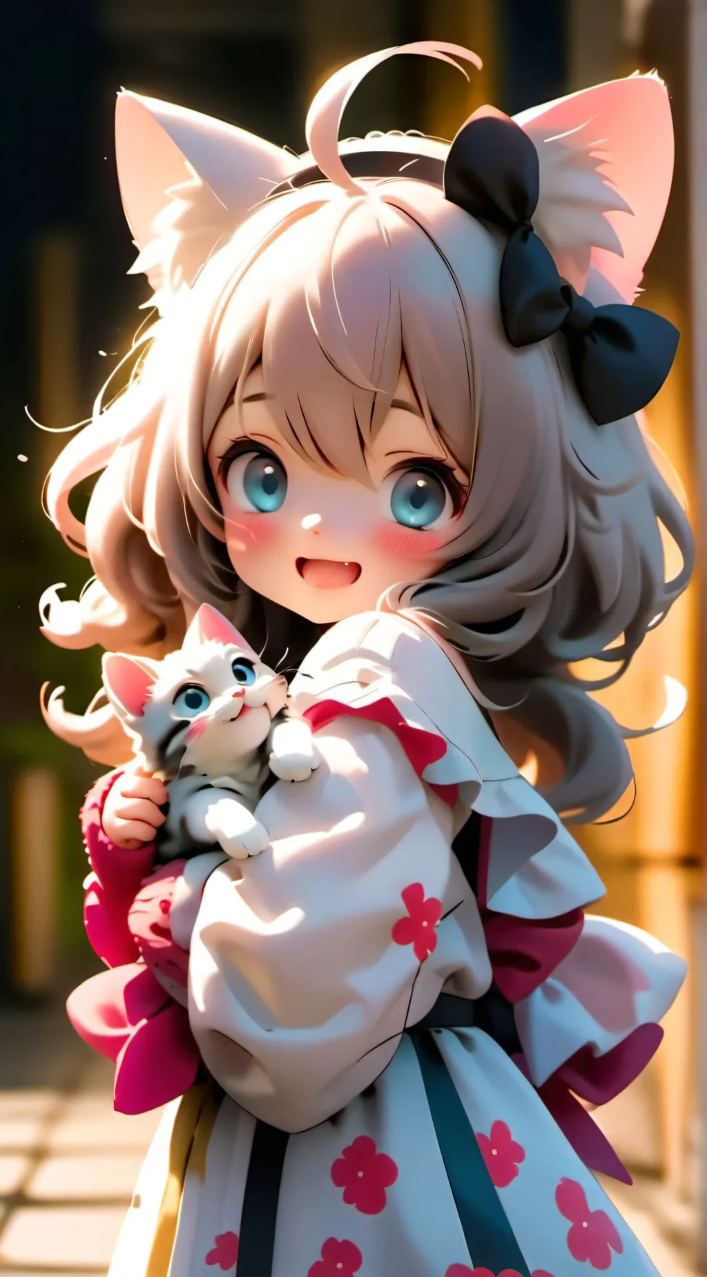 ai character: Luna background